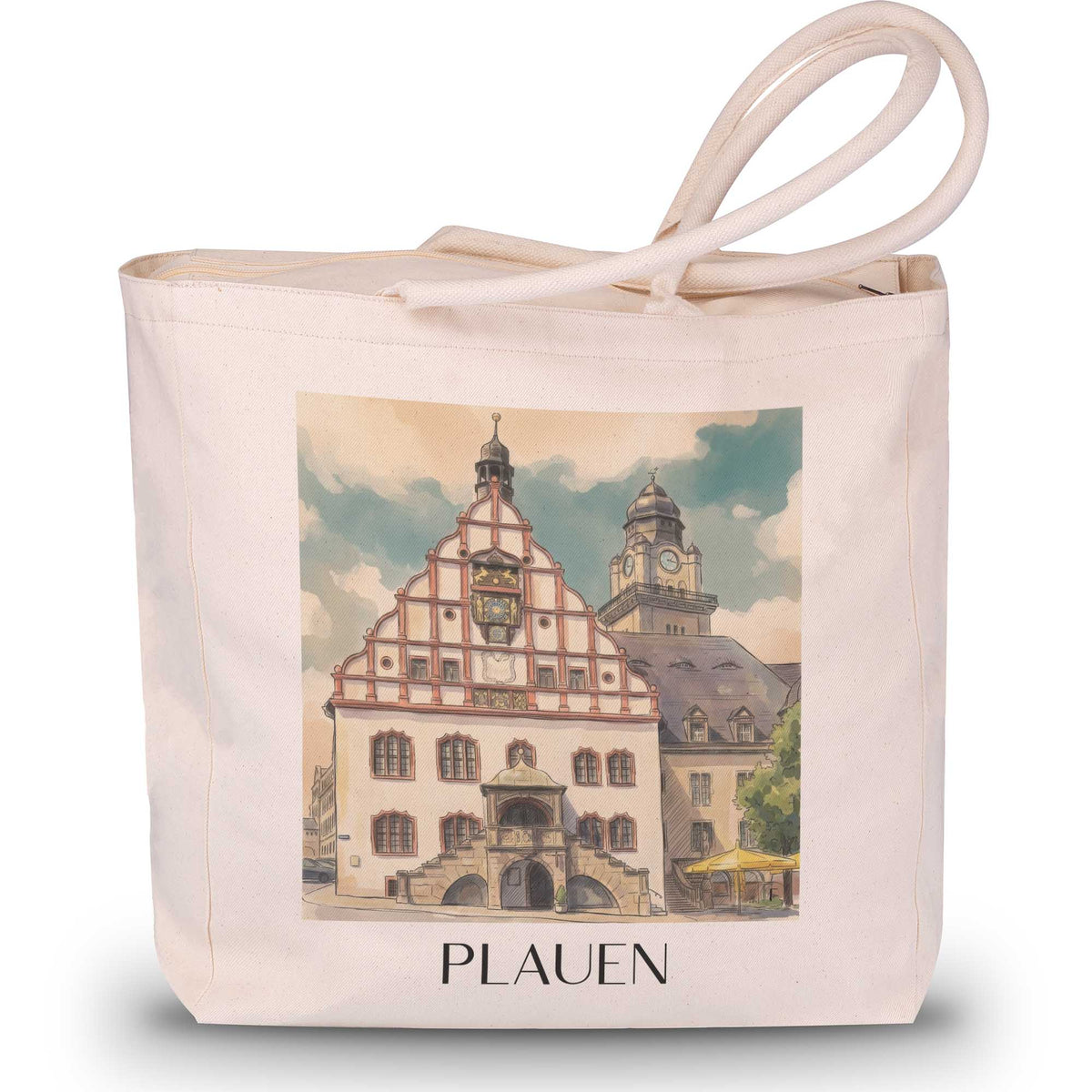 plauen-sachsen-deutschland-einkaufstasche-aquarell
