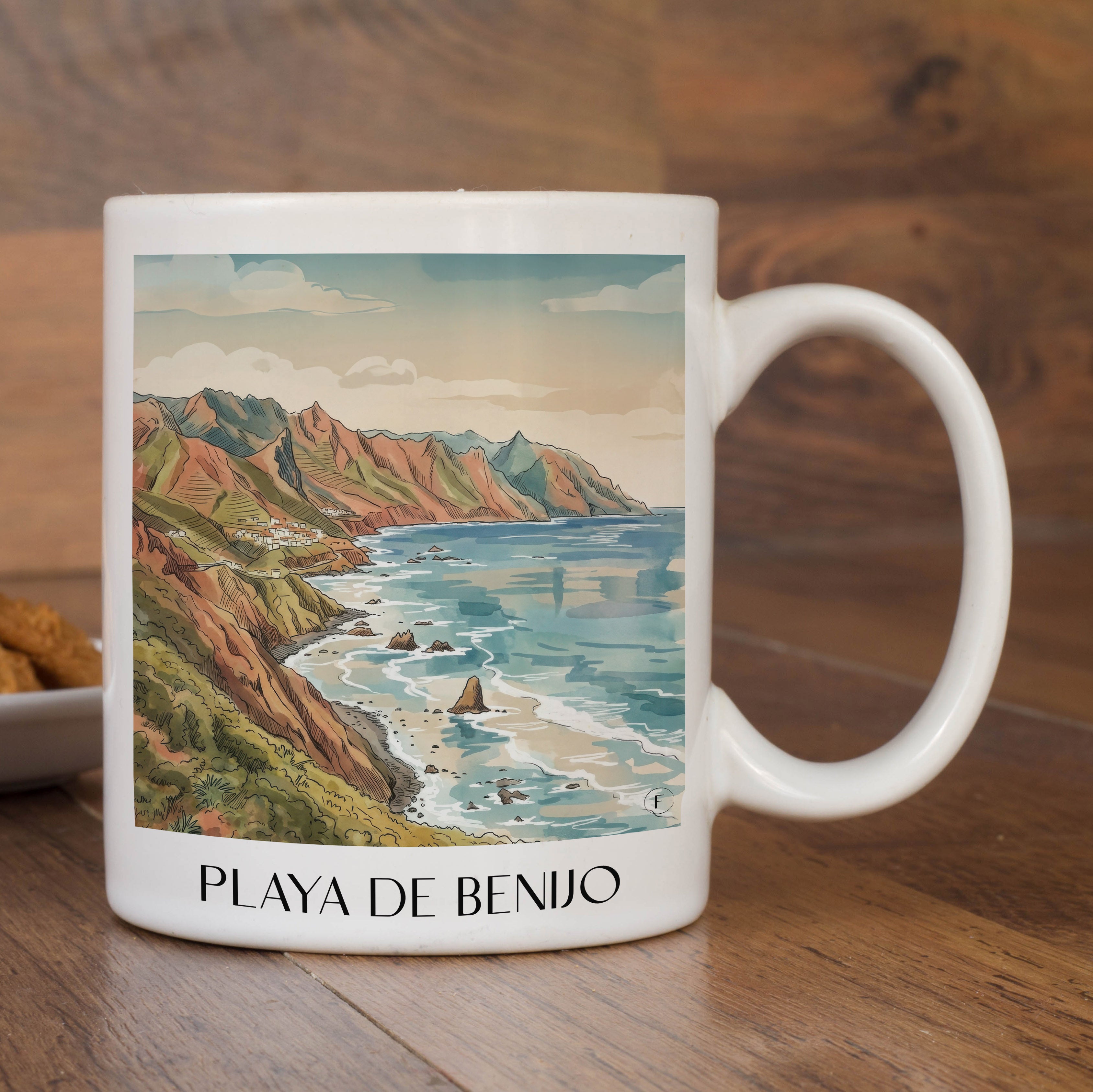 playa-de-benijo-teneriffa-spanien-kaffeebecher-aquarell