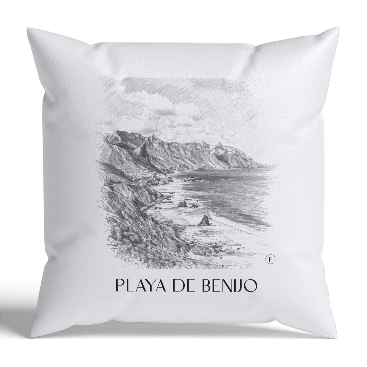 playa-de-benijo-teneriffa-spanien-kissenbezug-bleistift-zeichnung-drawing