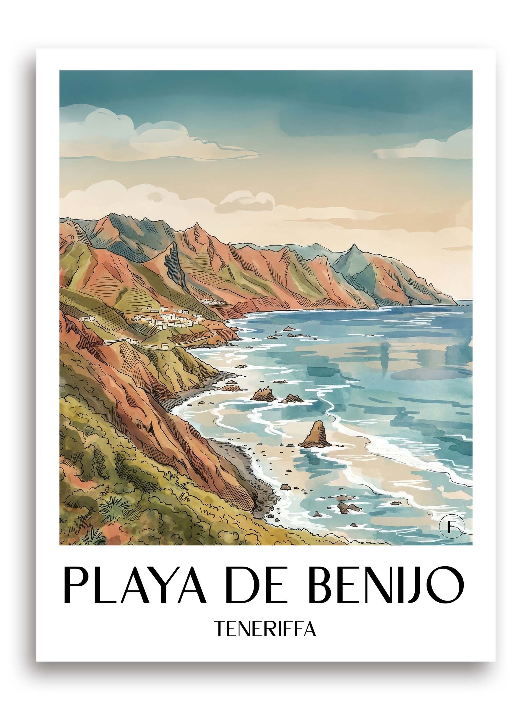 playa-de-benijo-teneriffa-spanien-poster-aquarell