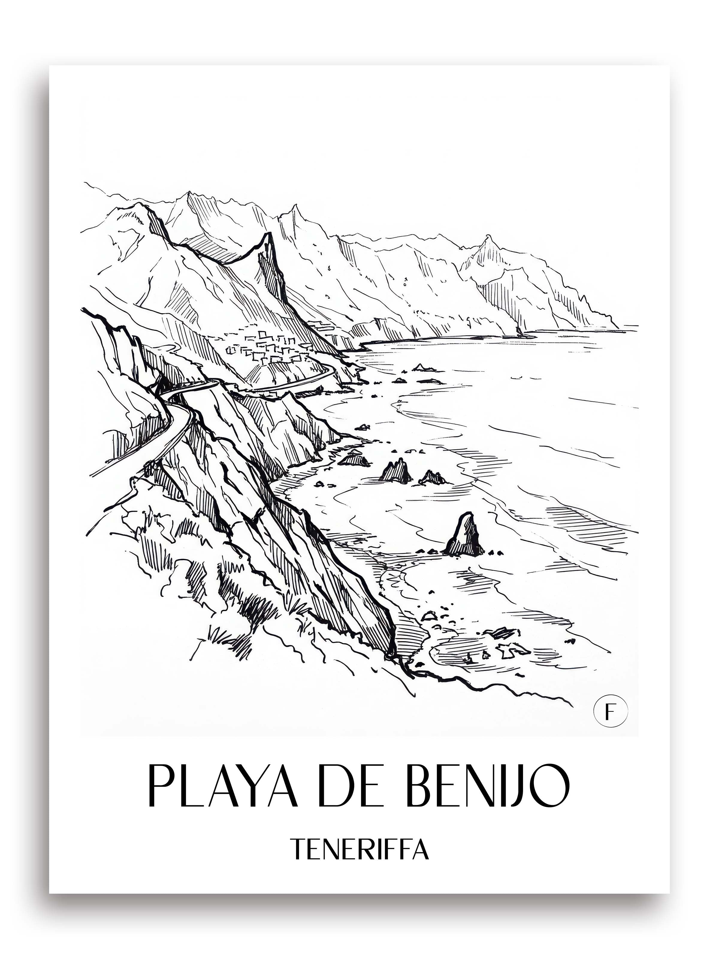 playa-de-benijo-teneriffa-spanien-poster-skizze