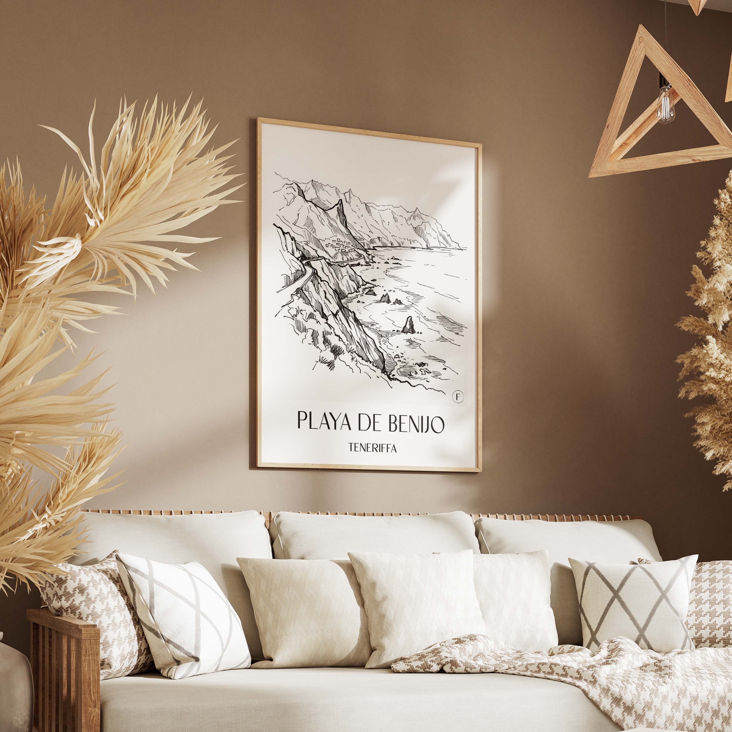 playa-de-benijo-teneriffa-spanien-poster-skizze