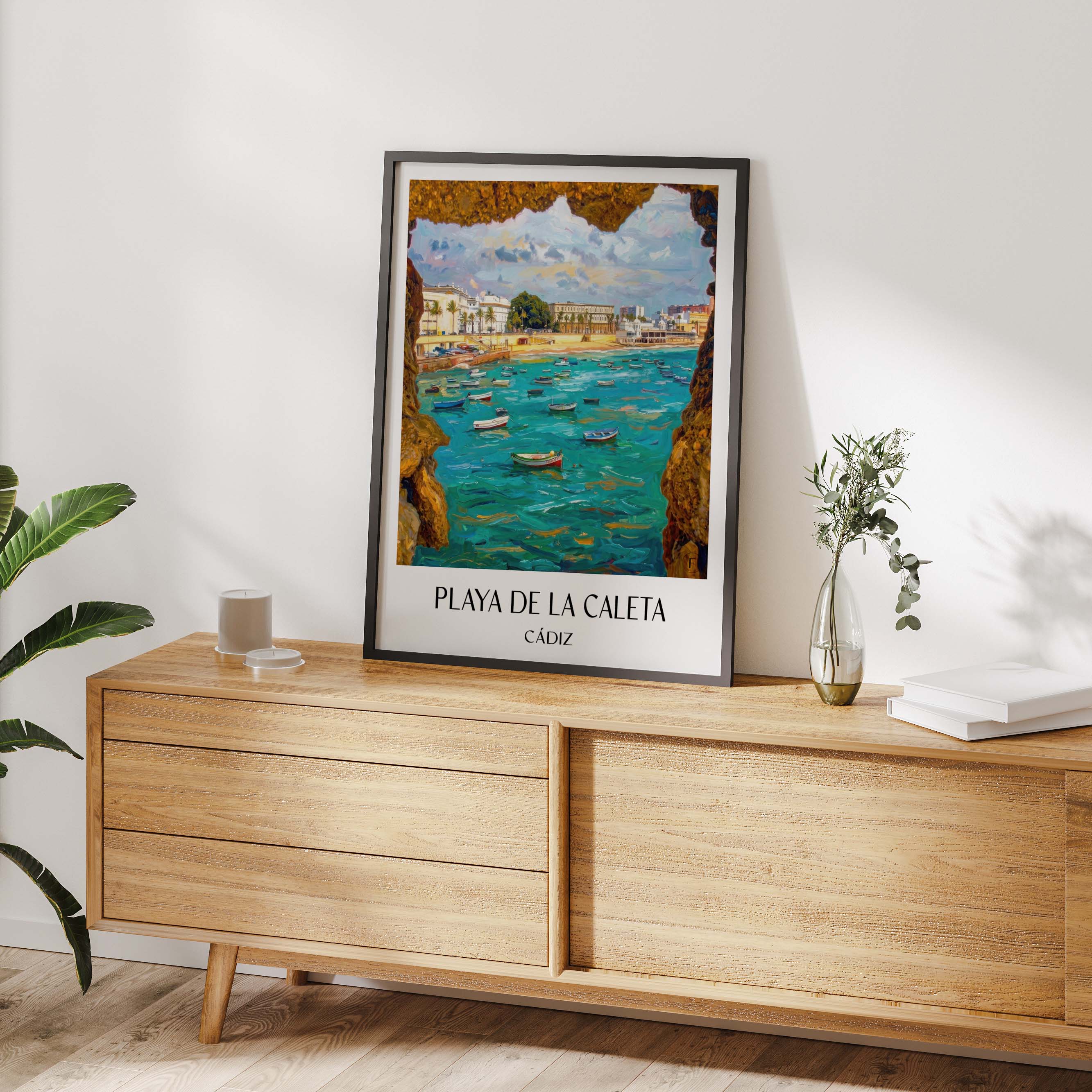 playa-de-la-caleta-cádiz-spanien-poster-oil-painting-oelgemaelde