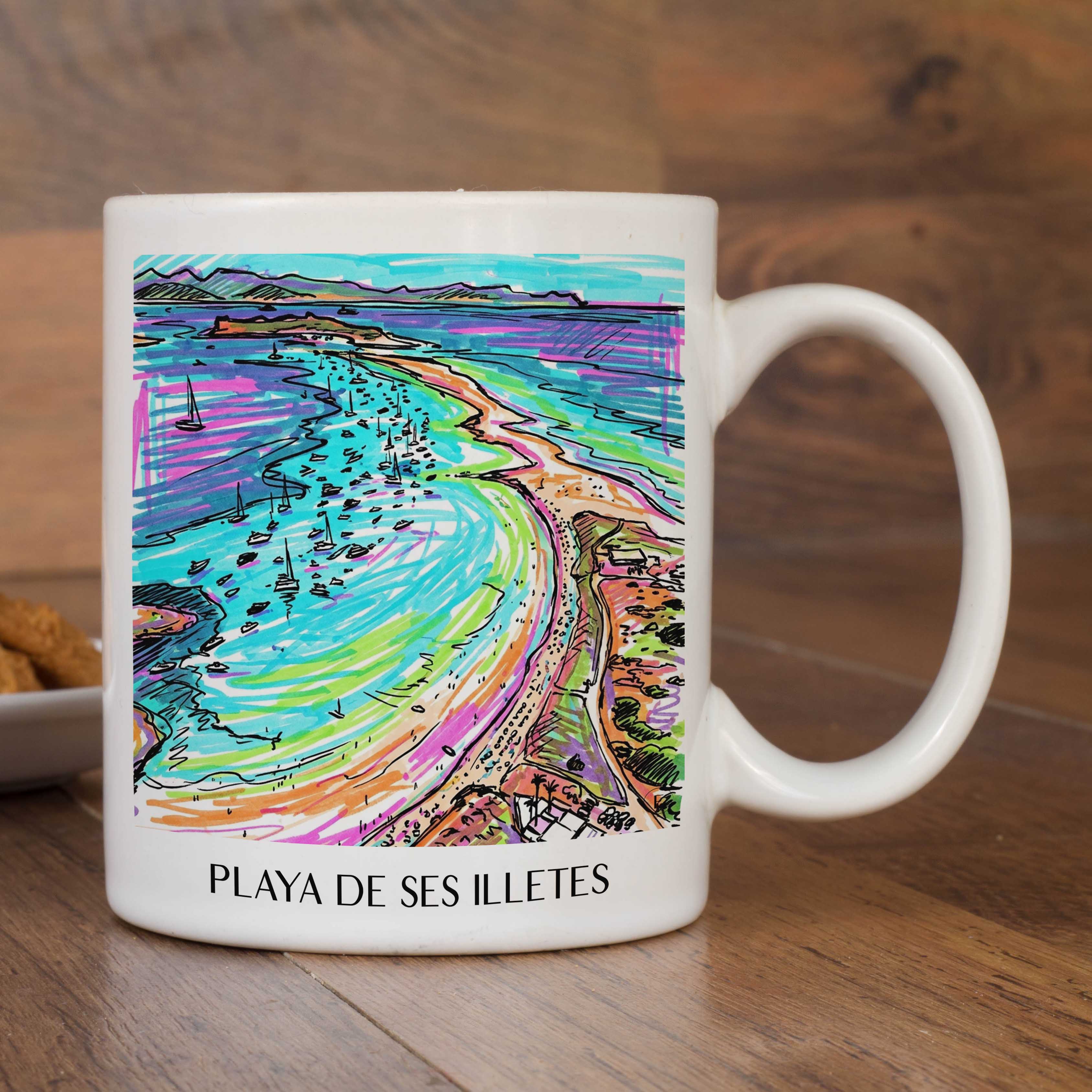 playa-de-ses-illetes-formentera-spanien-kaffeebecher-graffiti