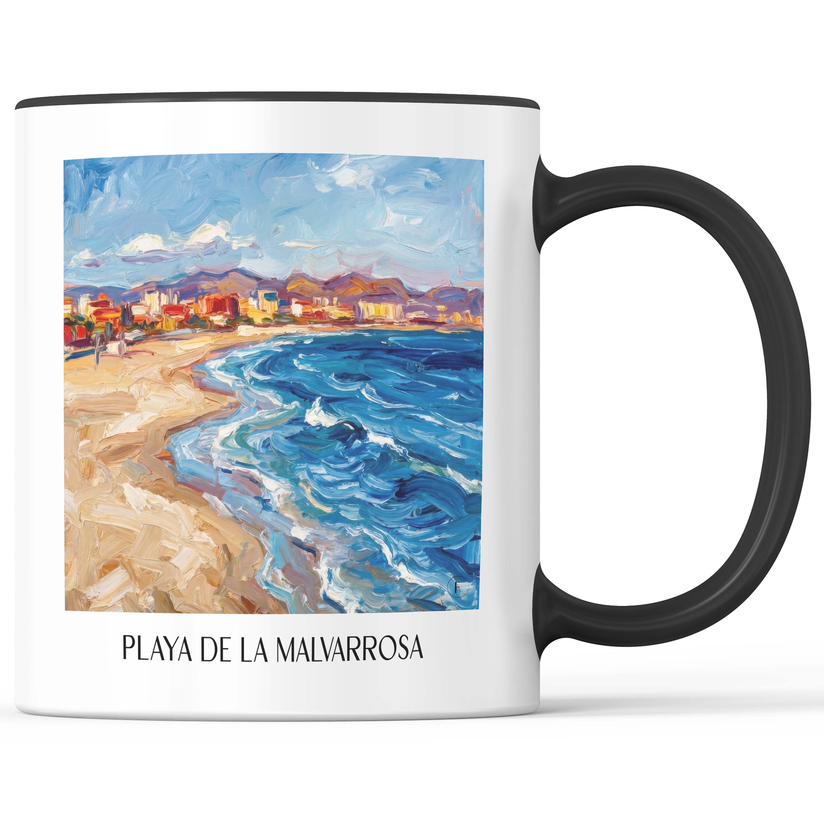playa-de-la-malvarrosa-valencia-spanien-kaffeebecher-oil-painting-oelgemaelde