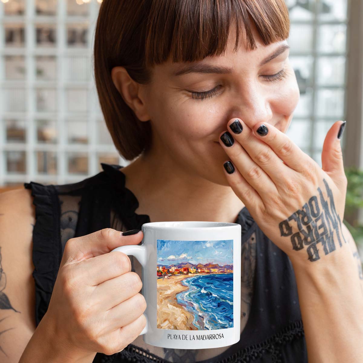 playa-de-la-malvarrosa-valencia-spanien-kaffeebecher-oil-painting-oelgemaelde