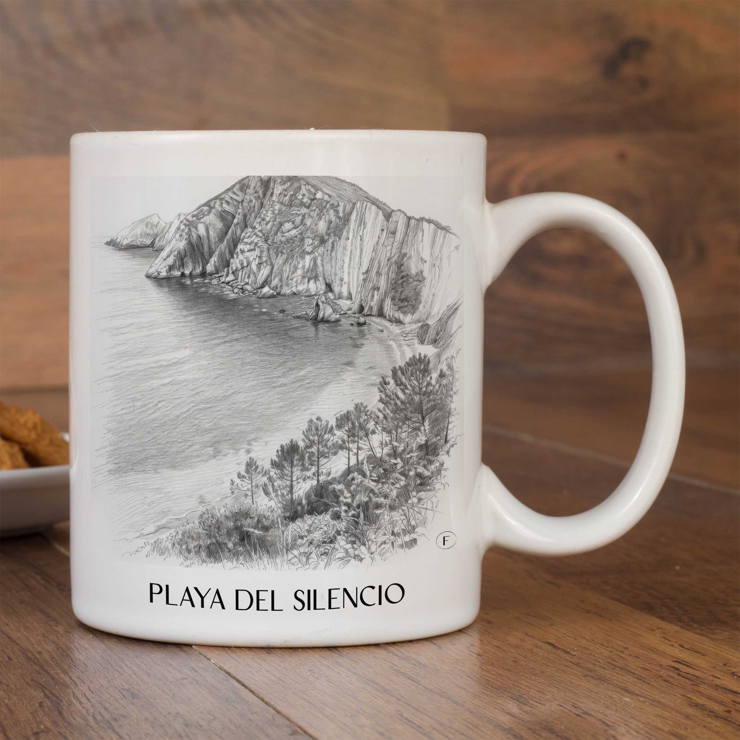 playa-del-silencio-cudillero-spanien-kaffeebecher-bleistift-zeichnung-drawing