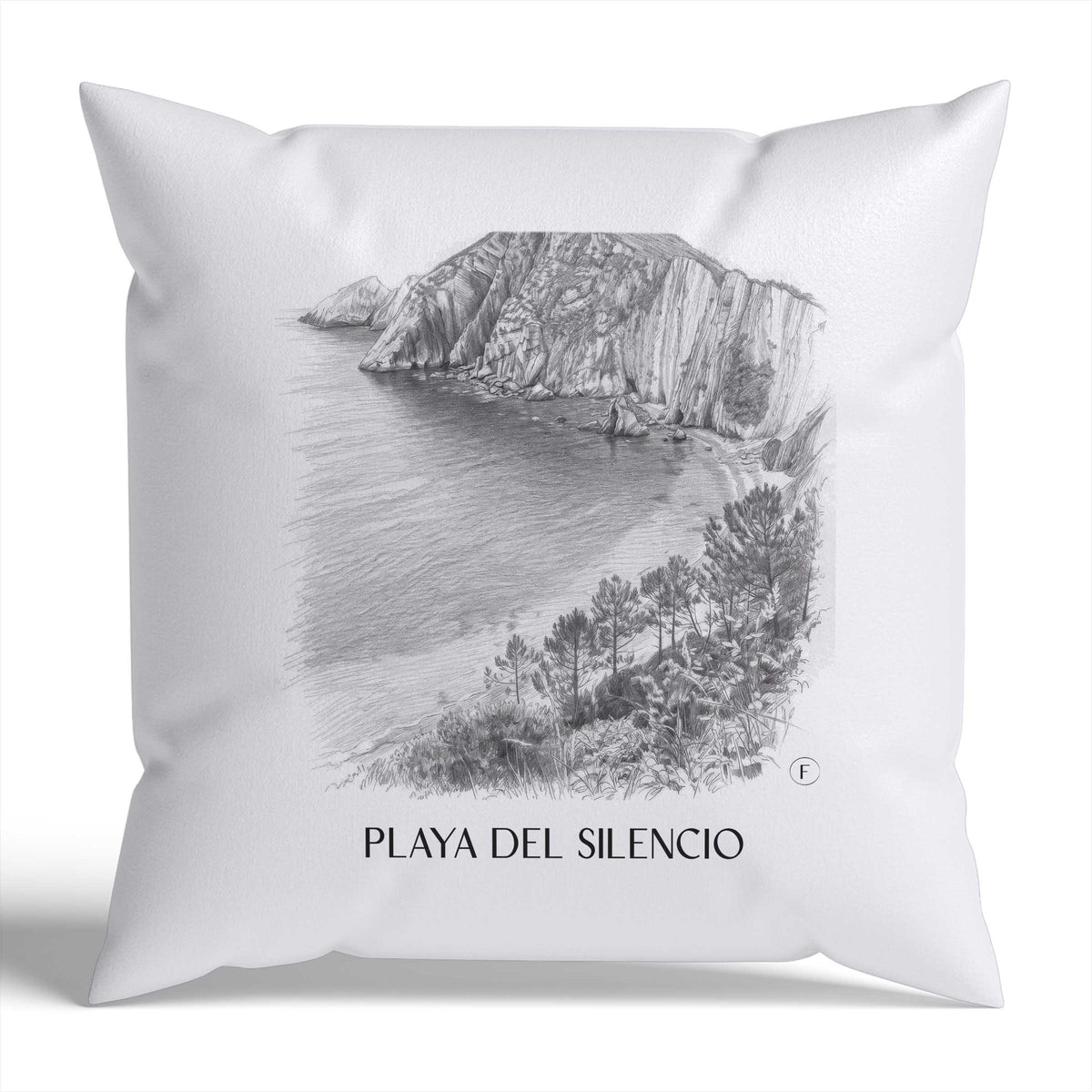 playa-del-silencio-cudillero-spanien-kissenbezug-bleistift-zeichnung-drawing