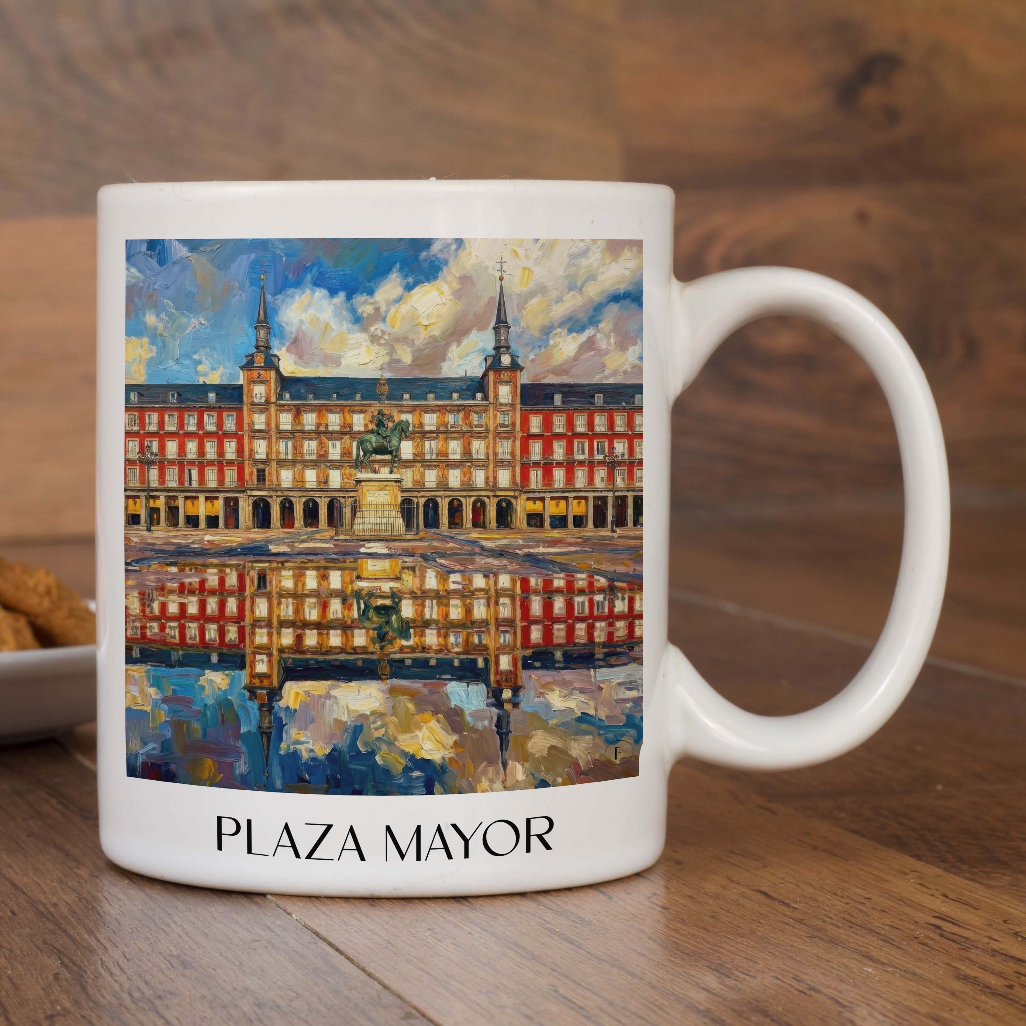 plaza-mayor-madrid-spanien-kaffeebecher-oil-painting-oelgemaelde