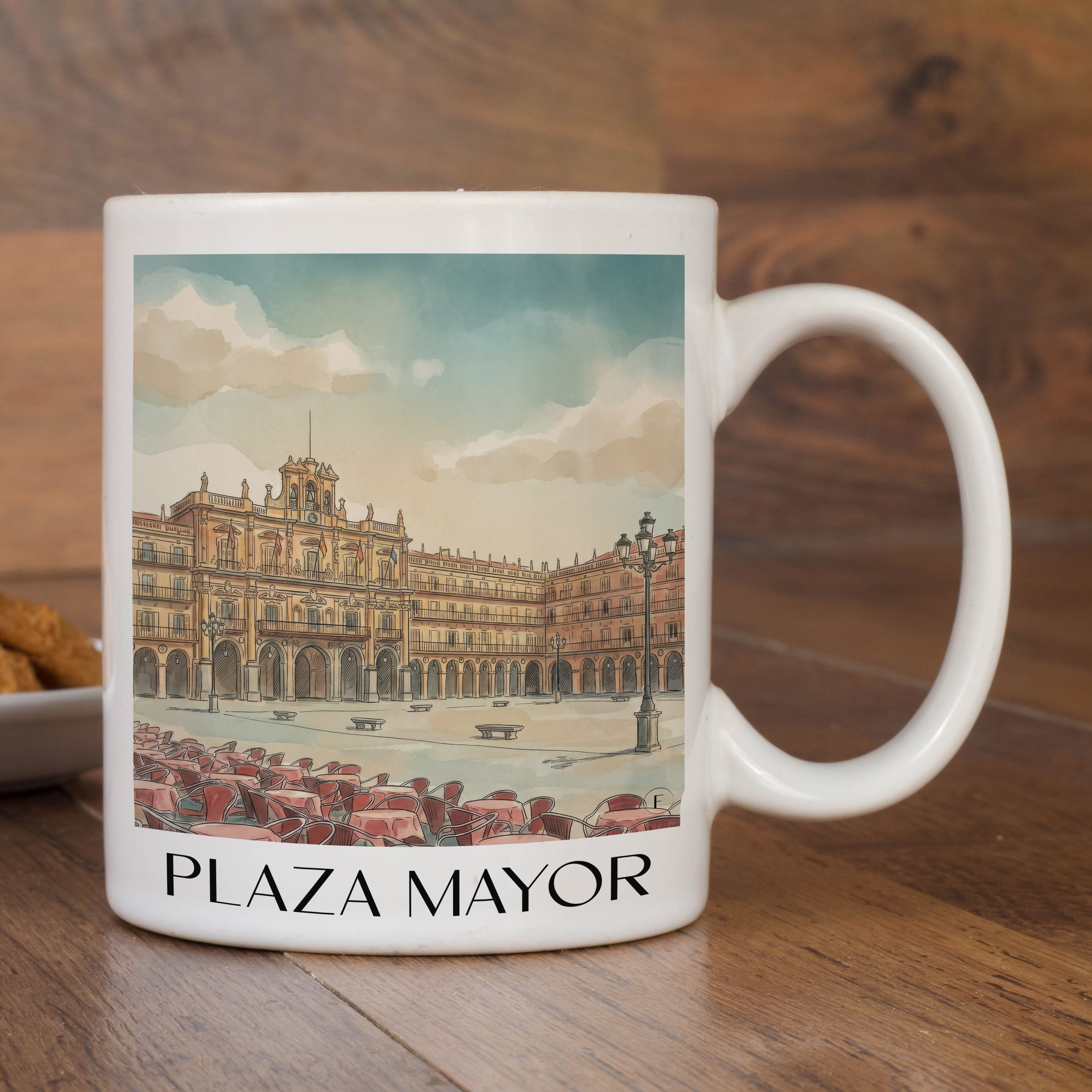 plaza-mayor-salamanca-spanien-kaffeebecher-aquarell