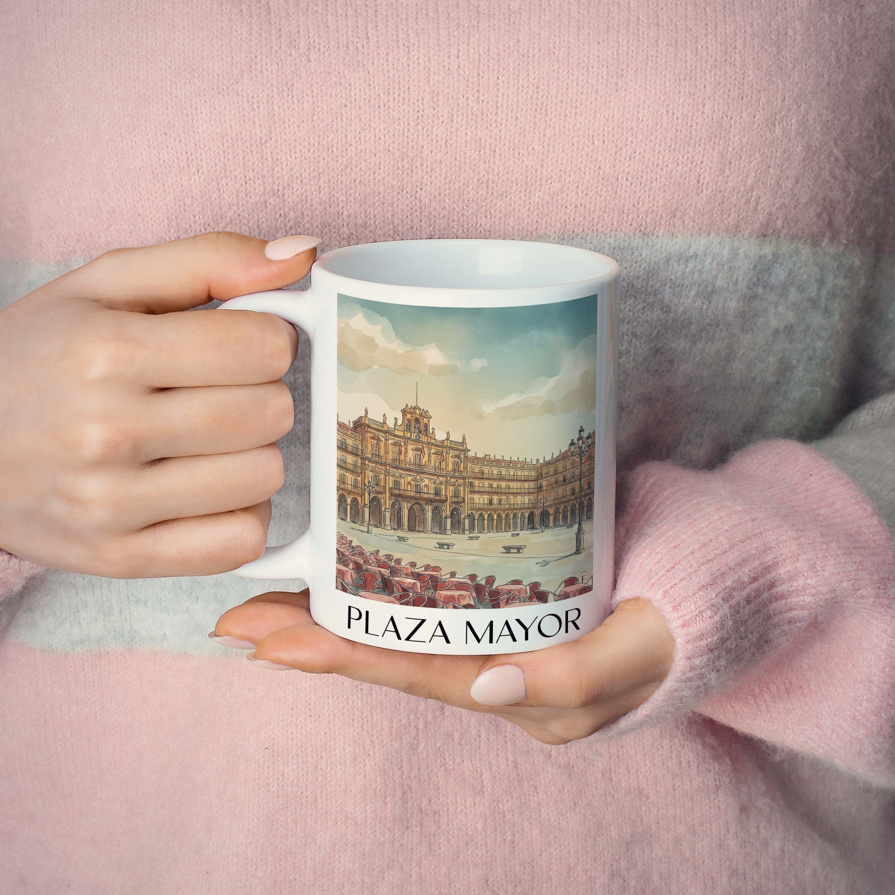 plaza-mayor-salamanca-spanien-kaffeebecher-aquarell