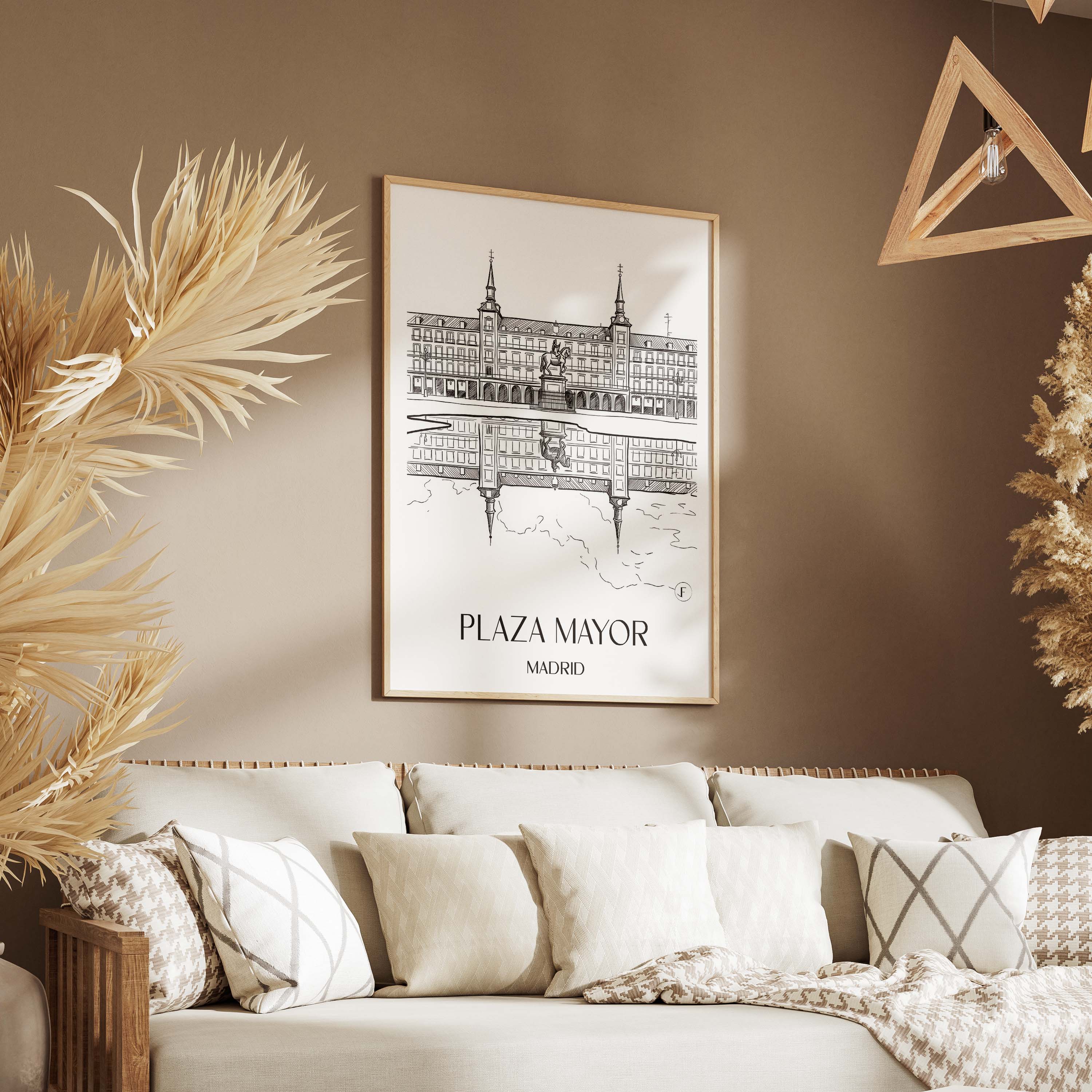 plaza-mayor-madrid-spanien-poster-skizze