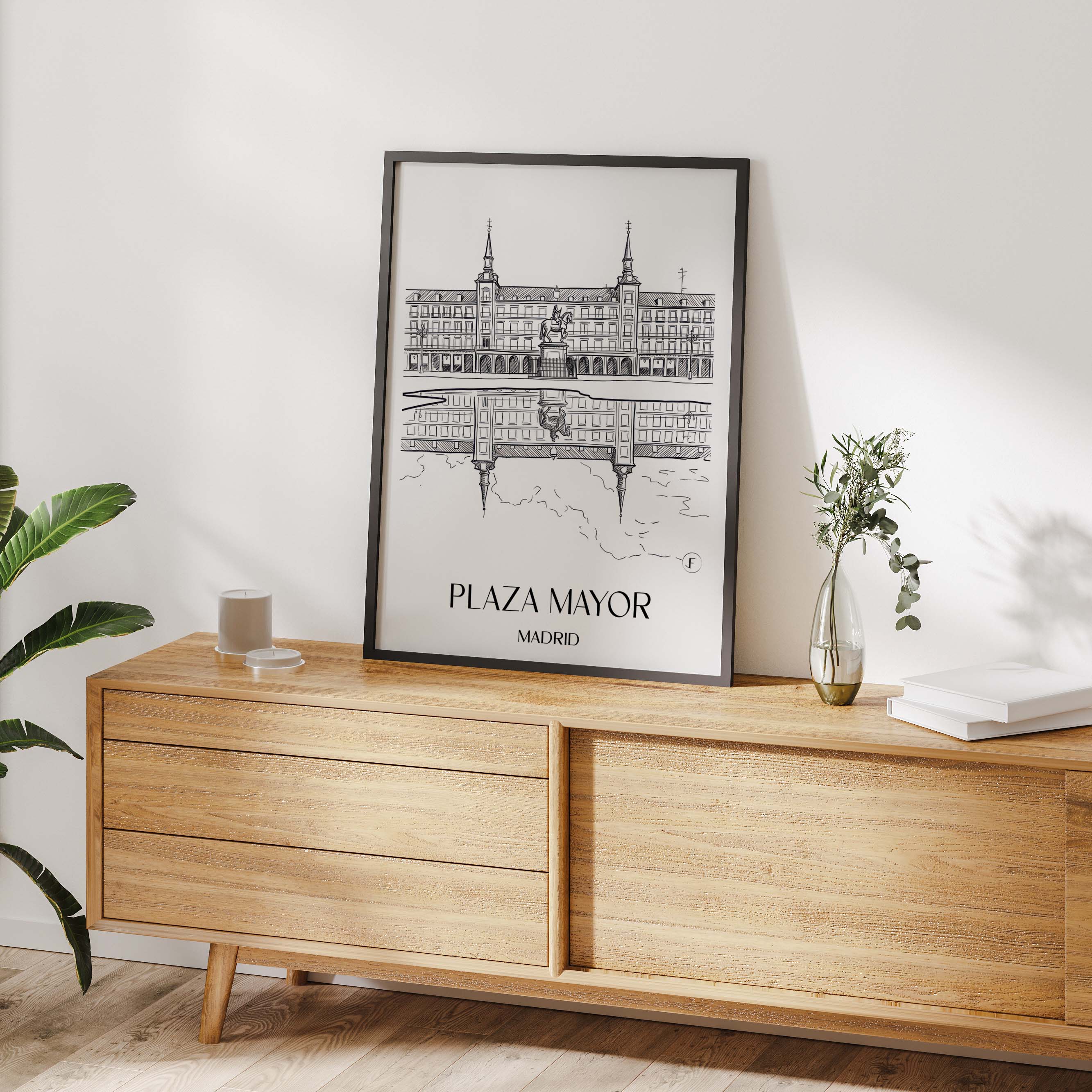 plaza-mayor-madrid-spanien-poster-skizze