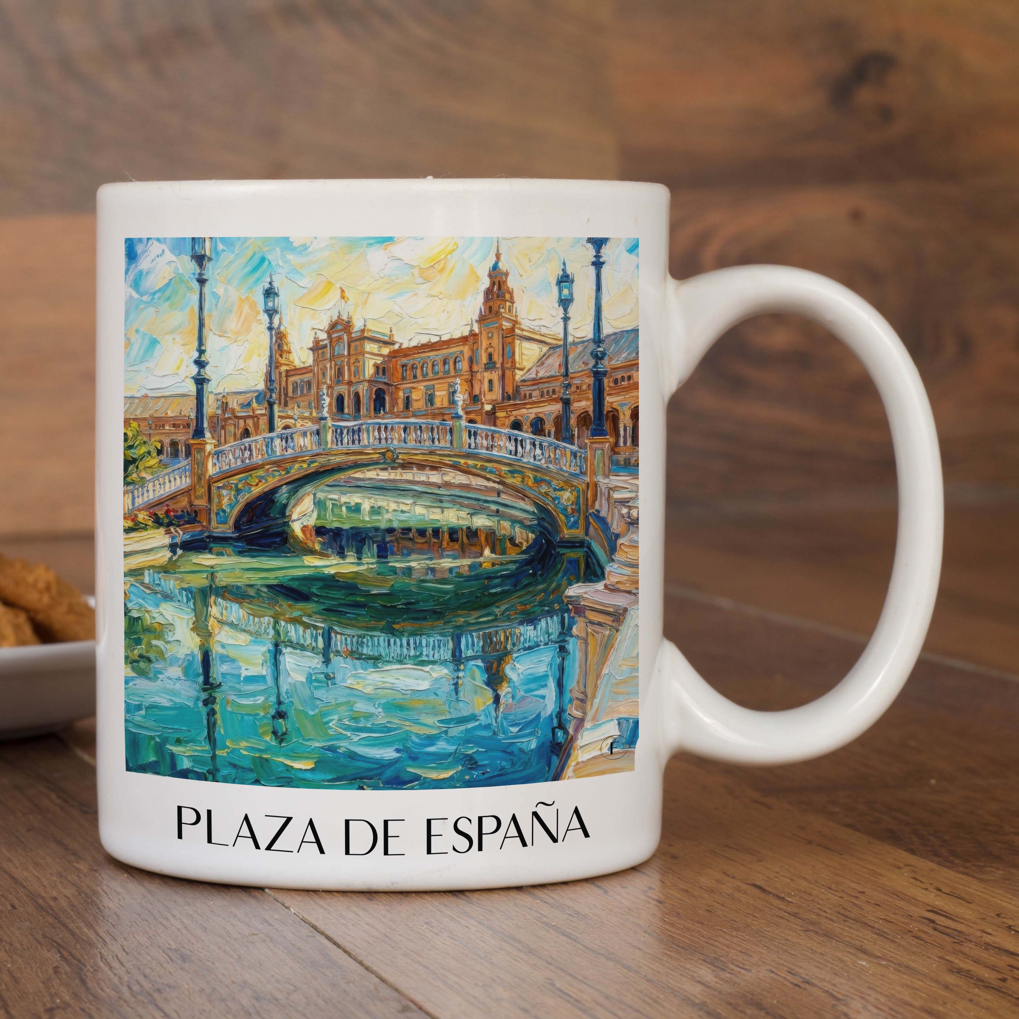 plaza-de-españa-sevilla-spanien-kaffeebecher-oil-painting-oelgemaelde