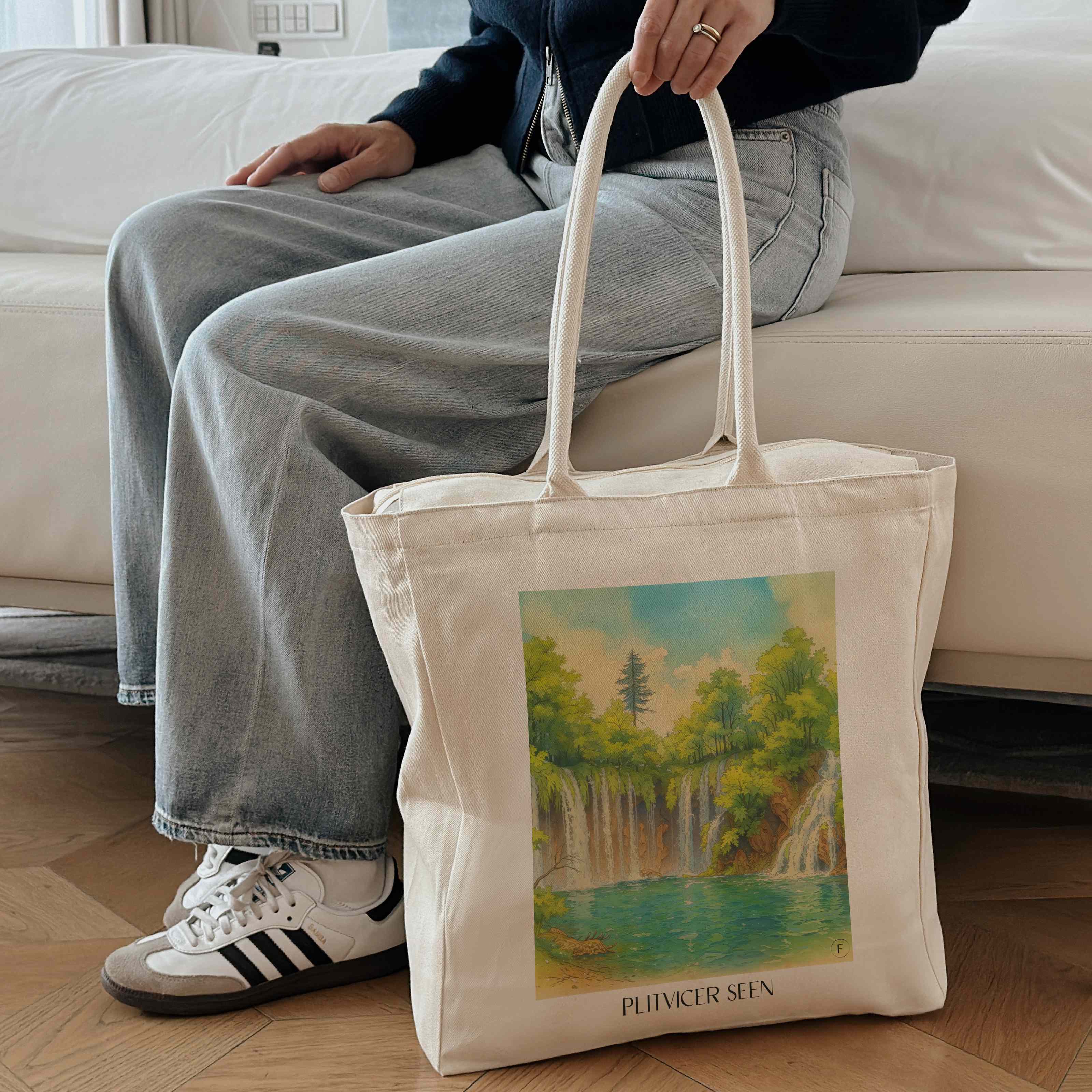 plitvicer-seen-kroatien-einkaufstasche-aquarell
