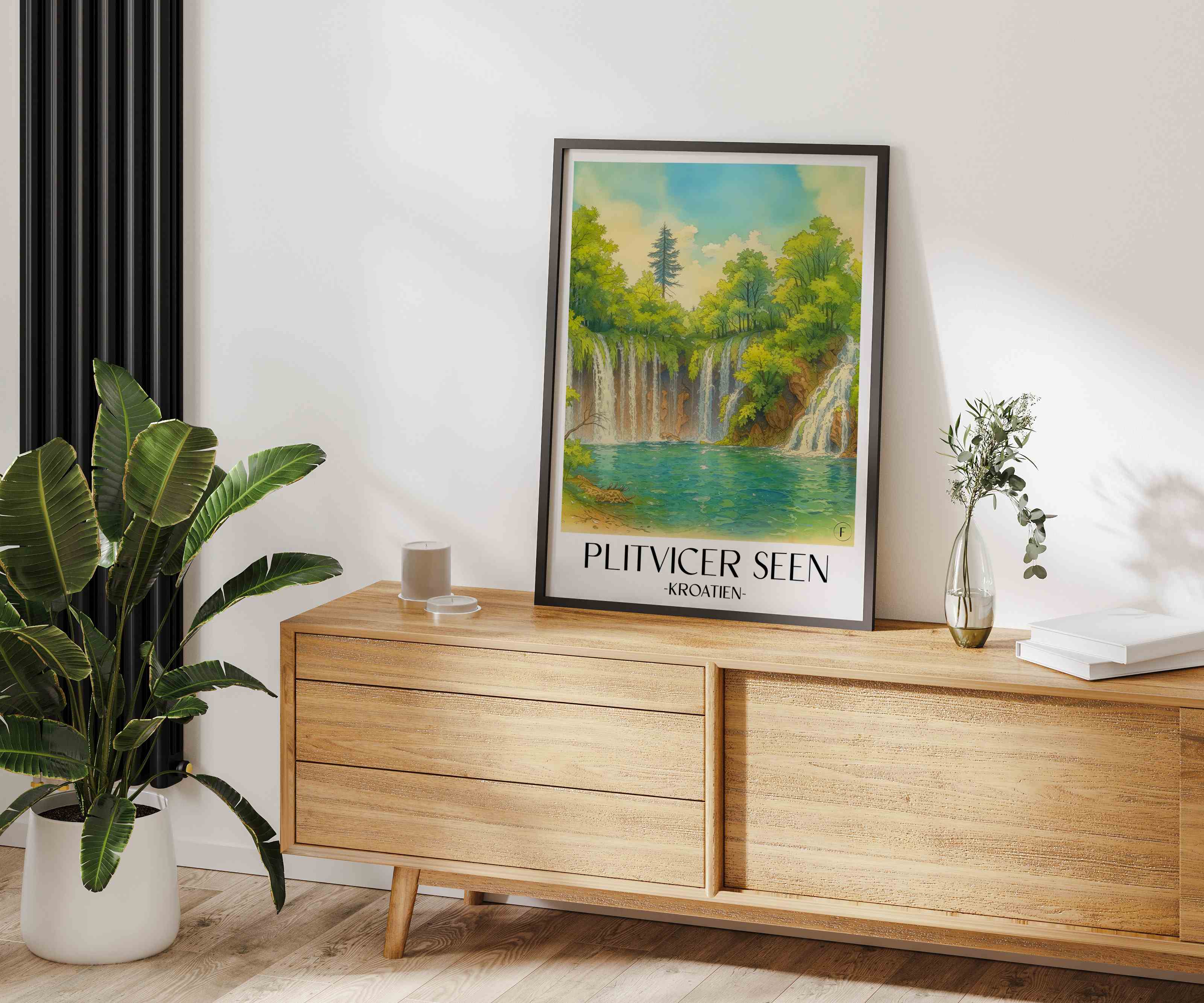 plitvicer-seen-kroatien-poster-aquarell