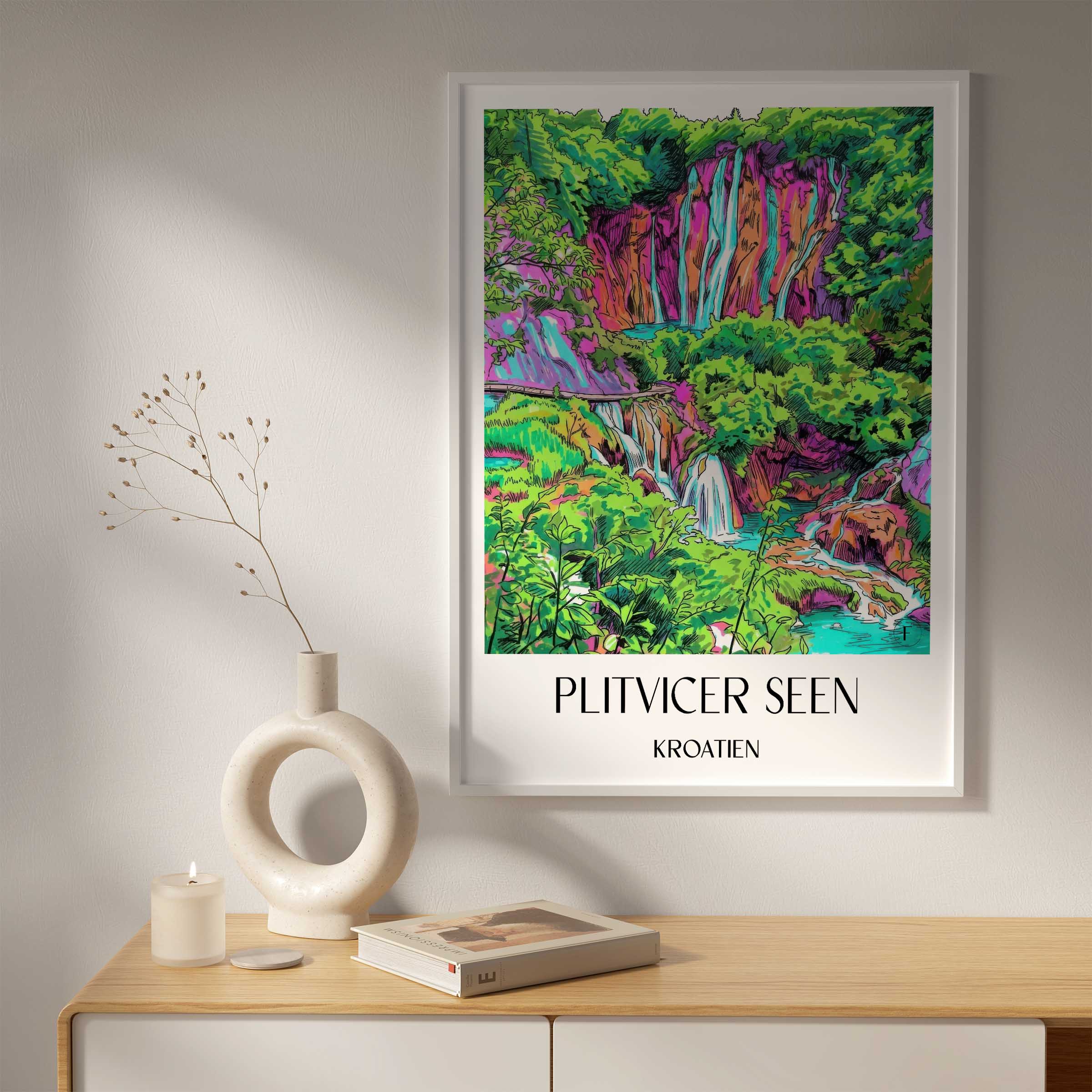 plitvicer-seen-kroatien-poster-graffiti