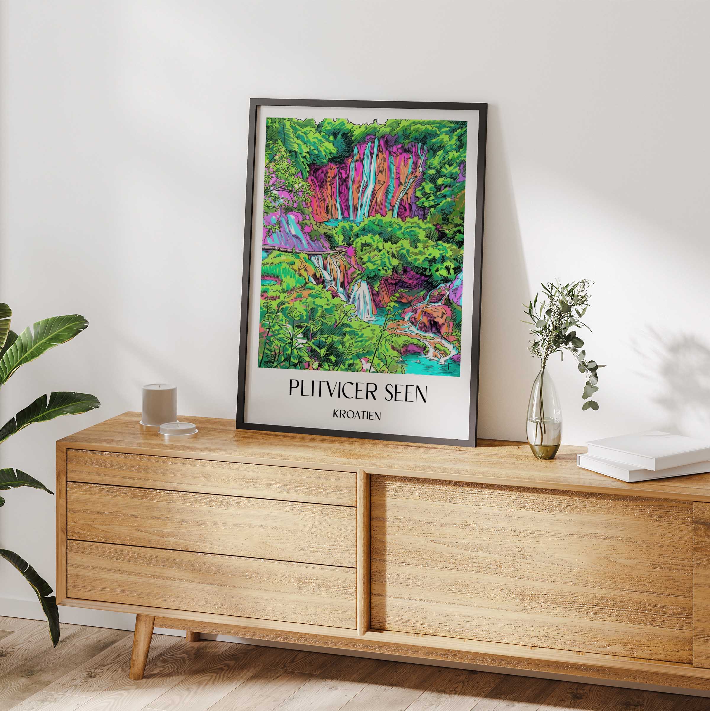 plitvicer-seen-kroatien-poster-graffiti