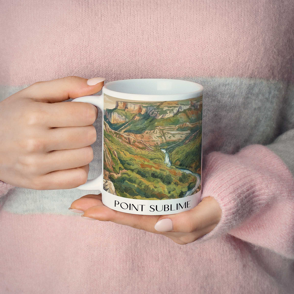 point-sublime-gorges-du-tarn-frankreich-kaffeebecher-aquarell