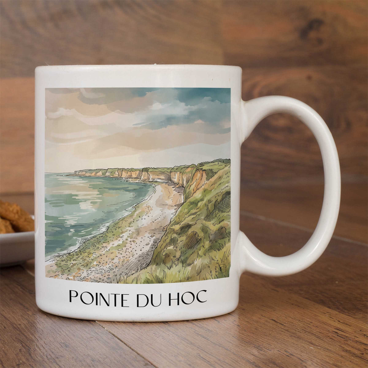 pointe-du-hoc-d-day-strände-frankreich-kaffeebecher-aquarell