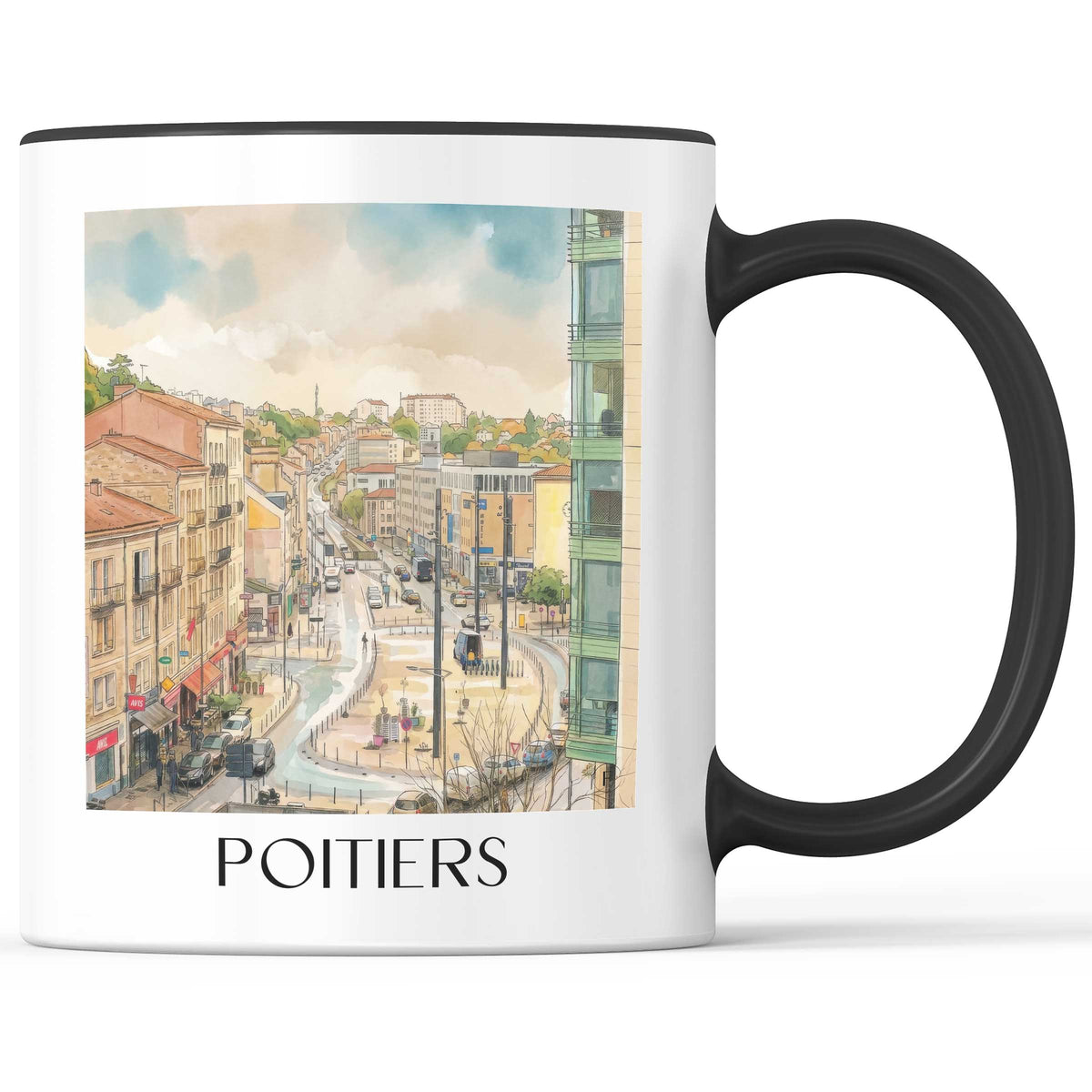 poitiers-vienne-frankreich-kaffeebecher-aquarell