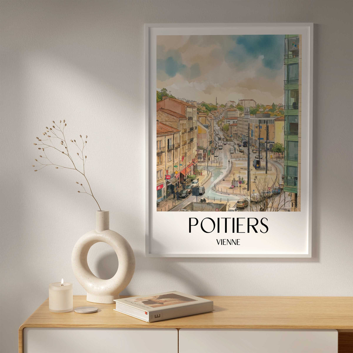 poitiers-vienne-frankreich-poster-aquarell