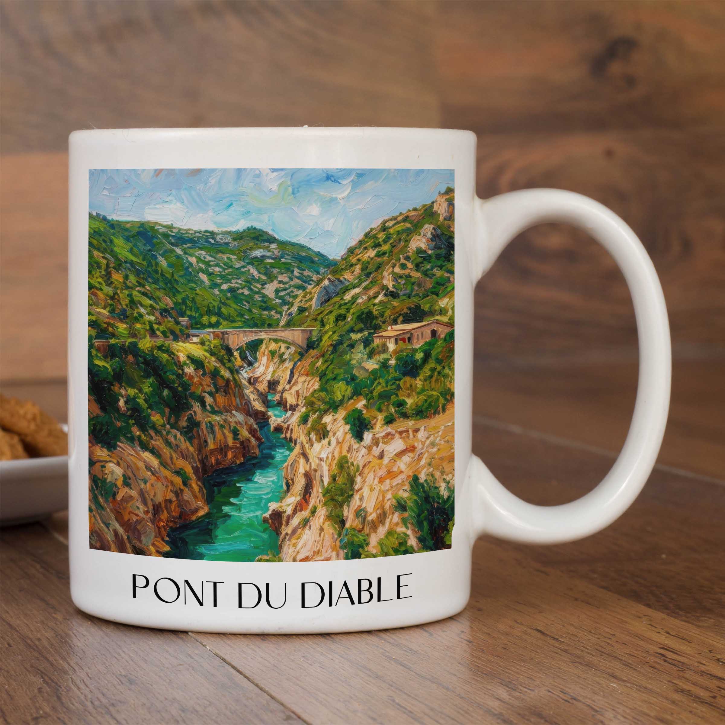 pont-du-diable-saint-guilhem-le-désert-frankreich-kaffeebecher-oil-painting-oelgemaelde