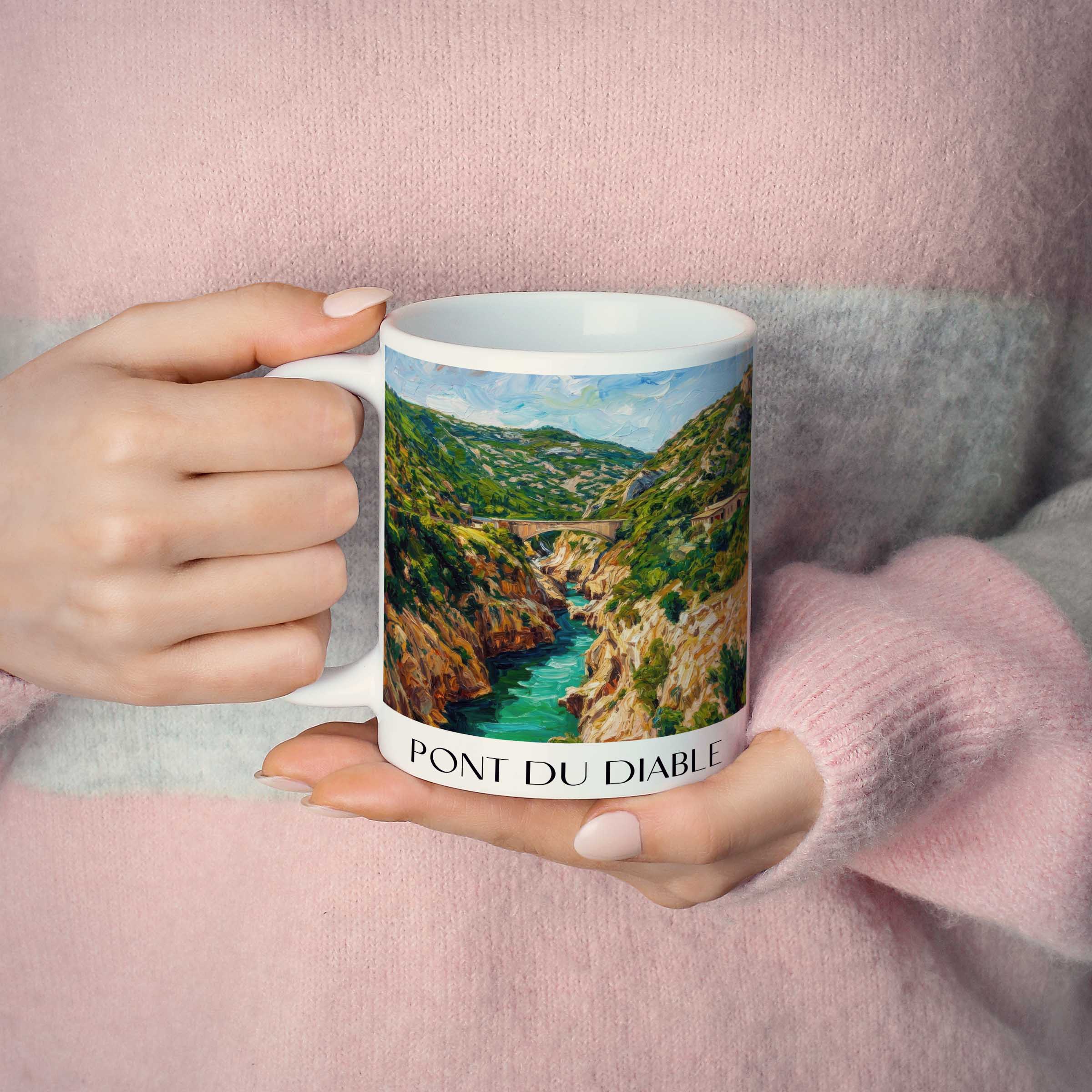 pont-du-diable-saint-guilhem-le-désert-frankreich-kaffeebecher-oil-painting-oelgemaelde