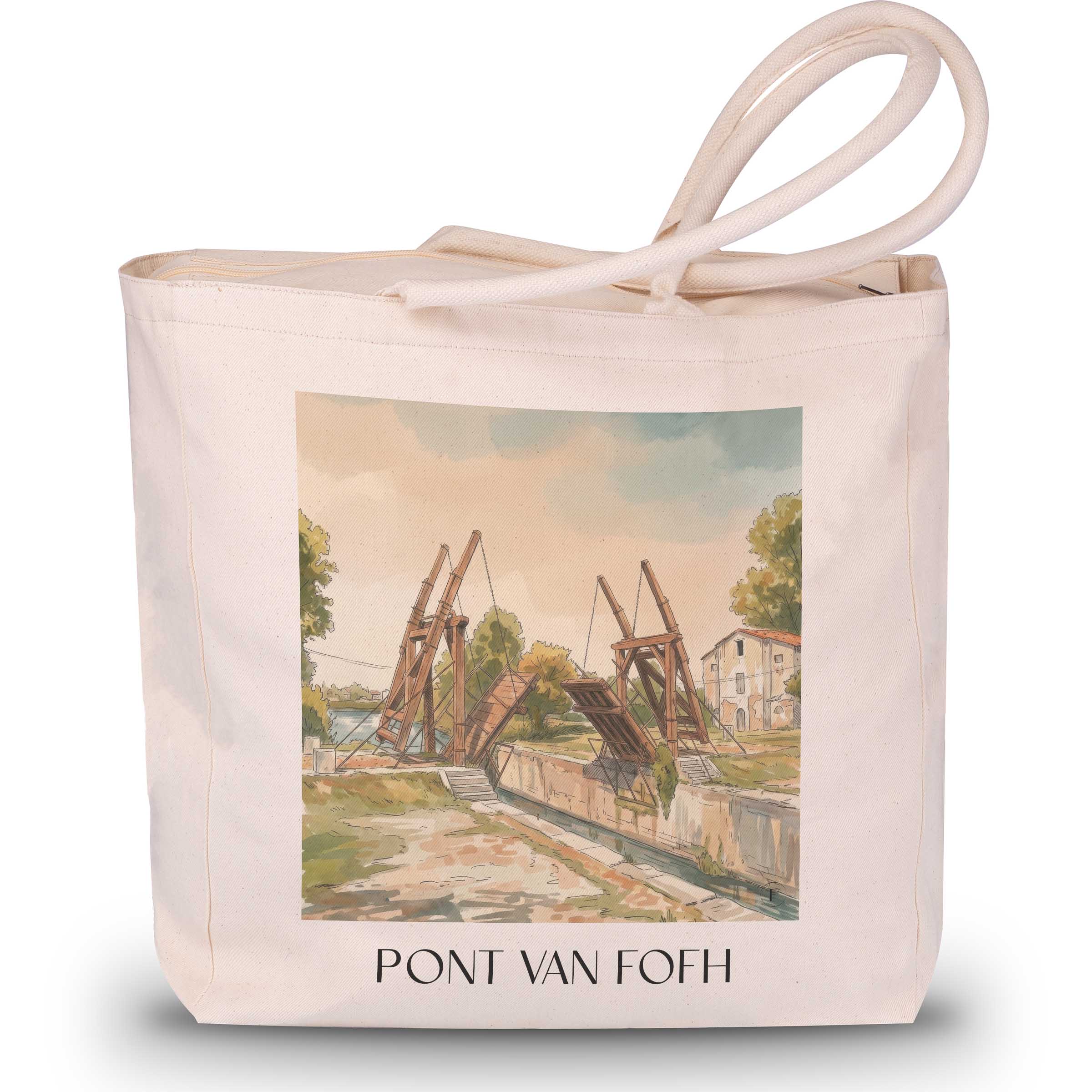 pont-van-gogh-arles-frankreich-einkaufstasche-aquarell
