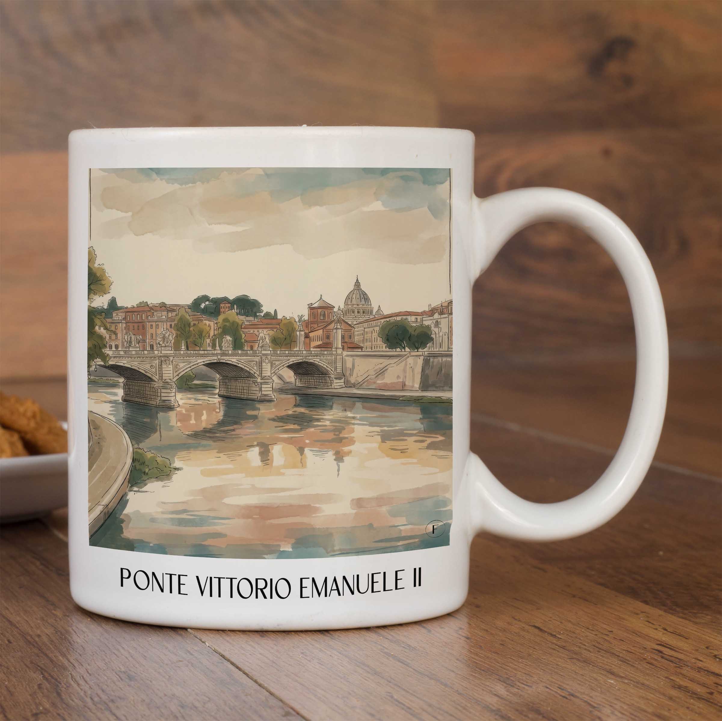 ponte-vittorio-emanuele-ii-rom-italien-kaffeebecher-aquarell