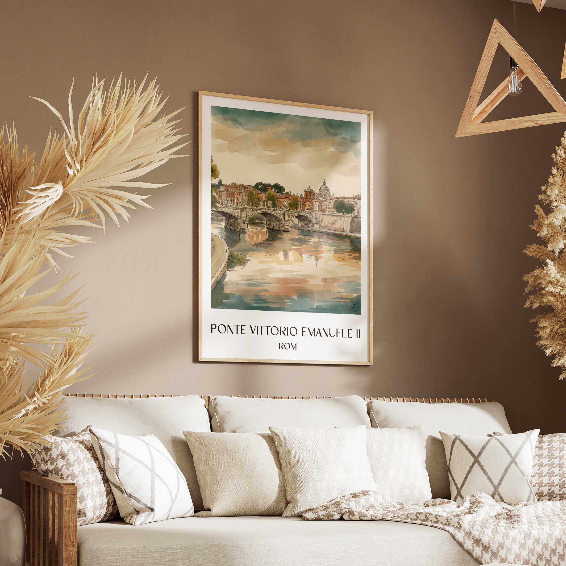ponte-vittorio-emanuele-ii-rom-italien-poster-aquarell