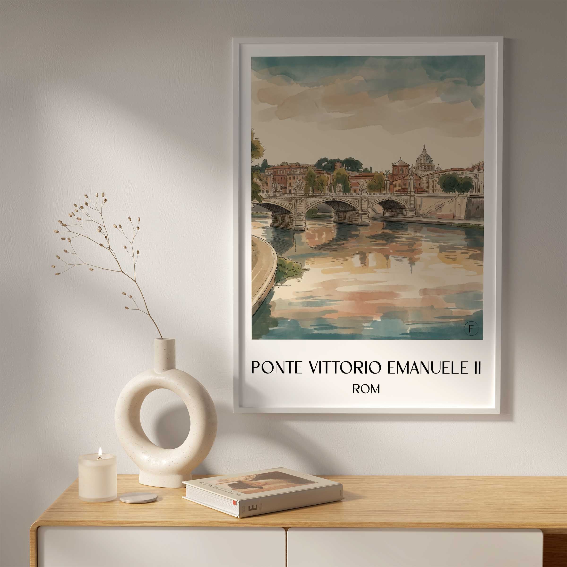 ponte-vittorio-emanuele-ii-rom-italien-poster-aquarell