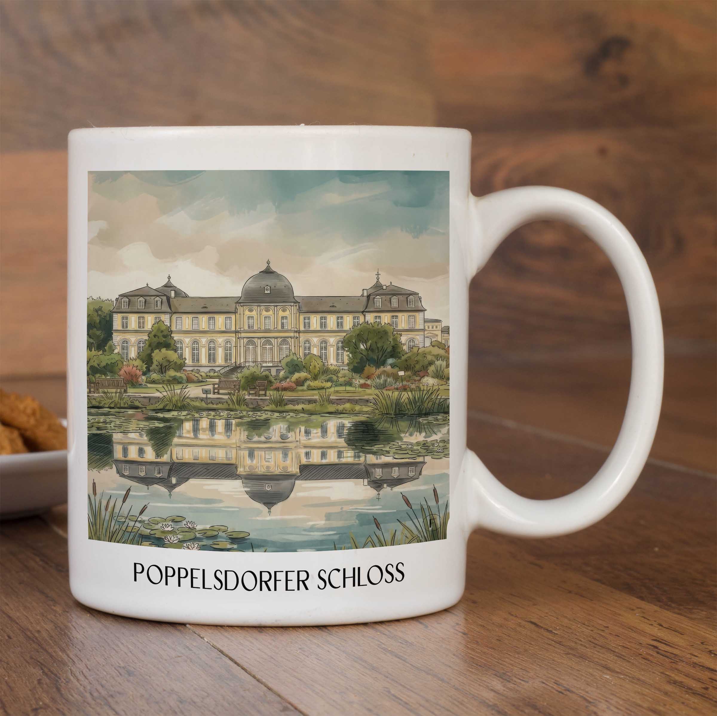 poppelsdorfer-schloss-bonn-deutschland-kaffeebecher-aquarell