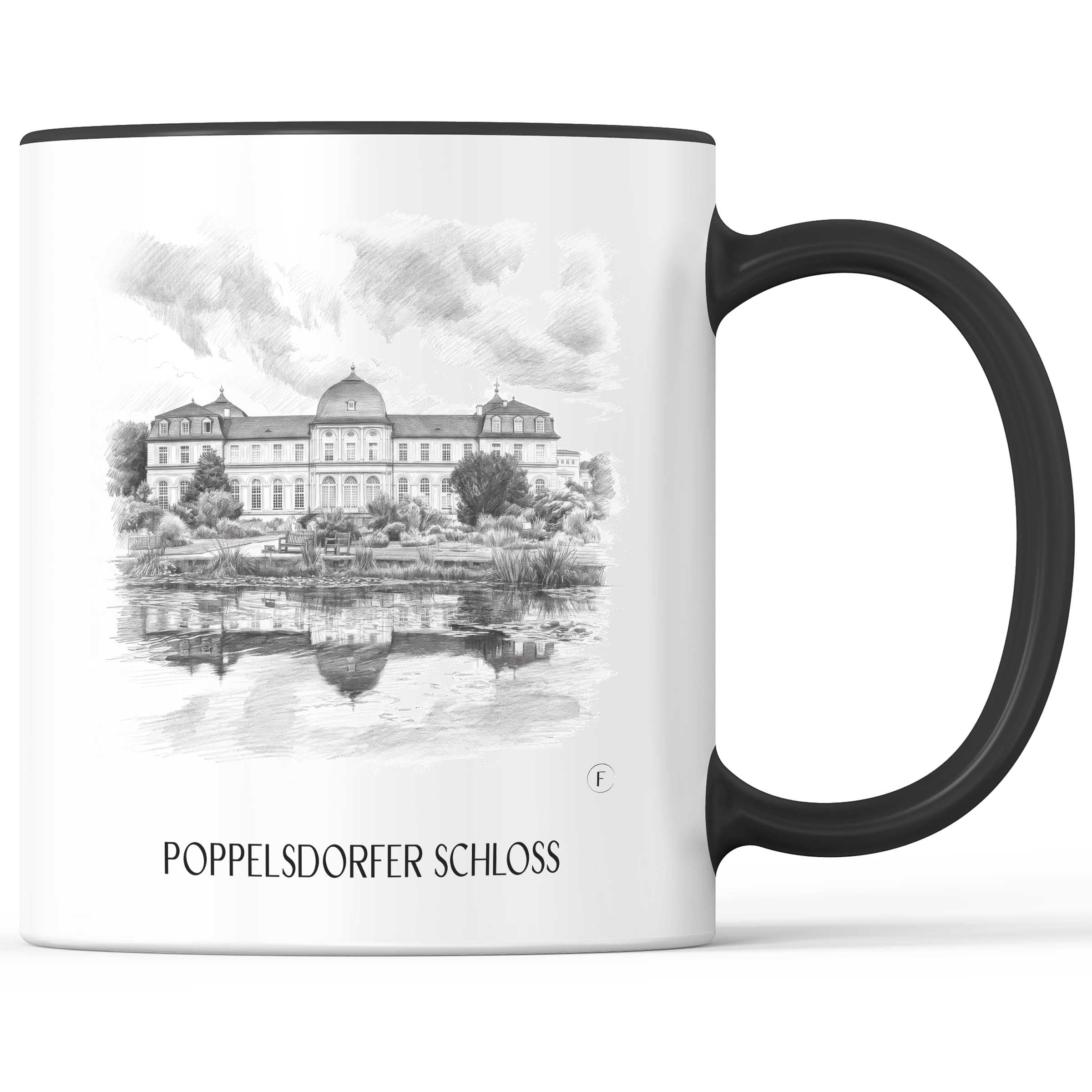 poppelsdorfer-schloss-bonn-deutschland-kaffeebecher-bleistift-zeichnung-drawing