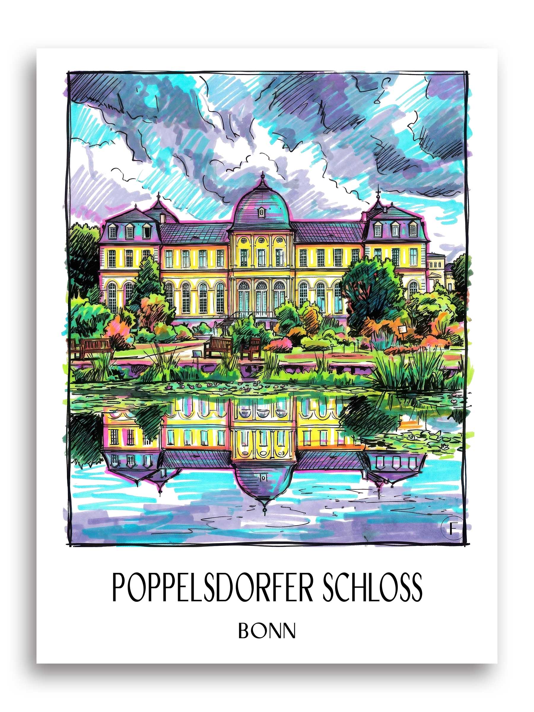 poppelsdorfer-schloss-bonn-deutschland-poster-graffiti