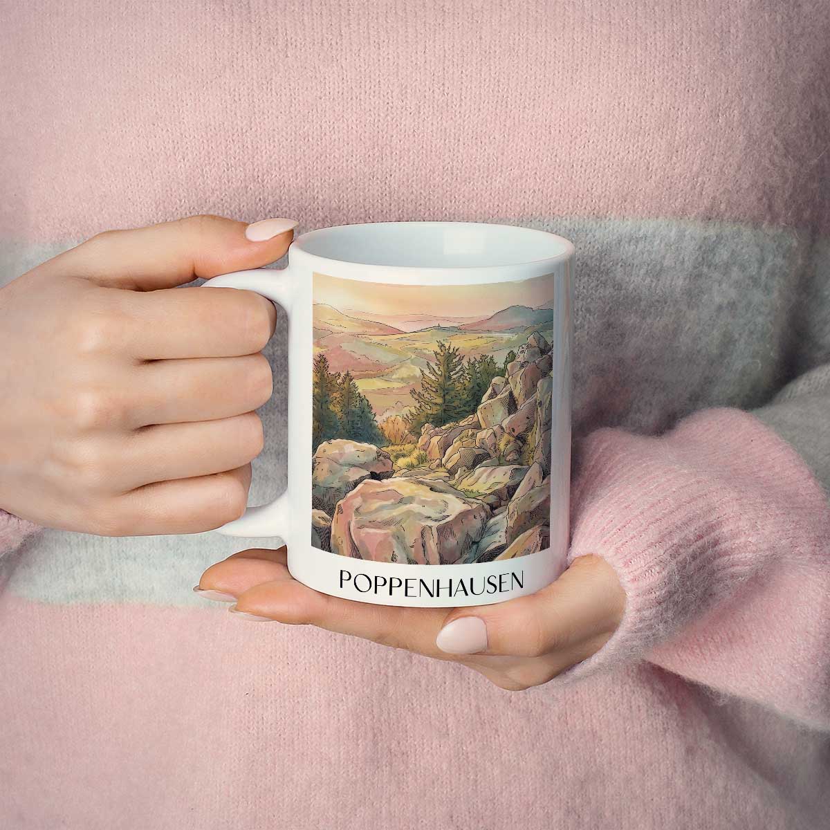 poppenhausen-rhön-deutschland-kaffeebecher-aquarell