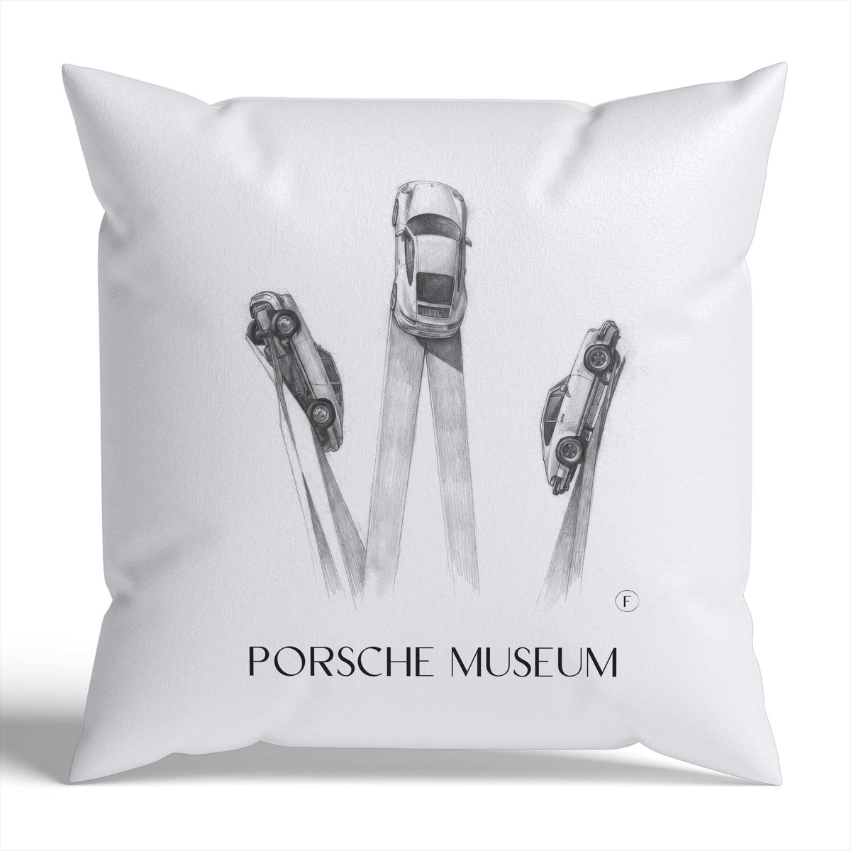 porsche-museum-stuttgart-deutschland-kissenbezug-bleistift-zeichnung-drawing