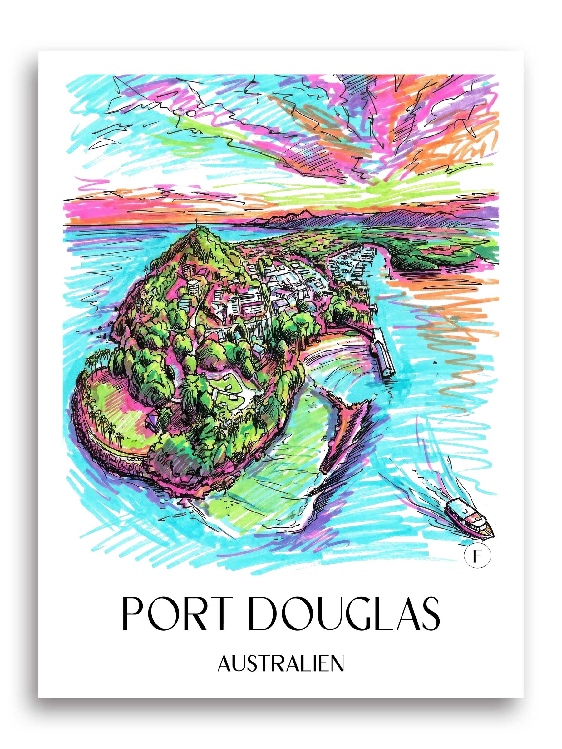 port-douglas-australien-australien-poster-graffiti