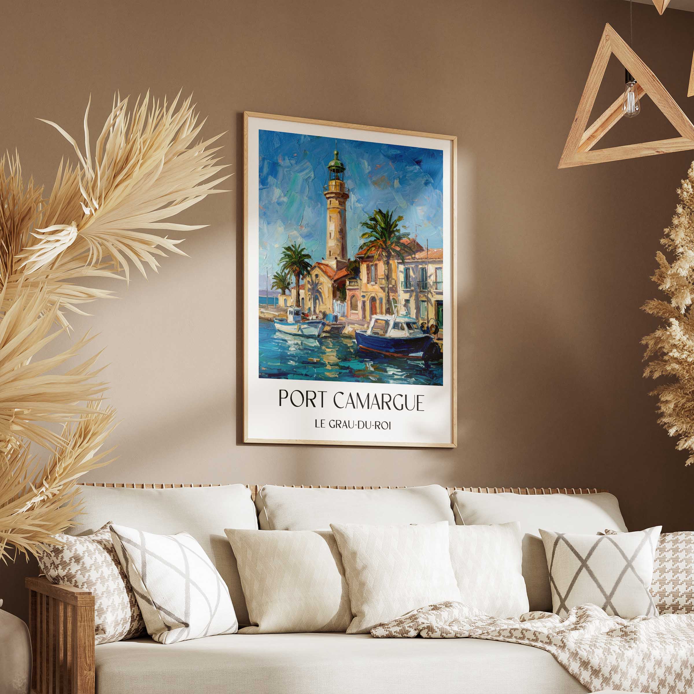 port-camargue-le-grau-du-roi-frankreich-poster-oil-painting-oelgemaelde