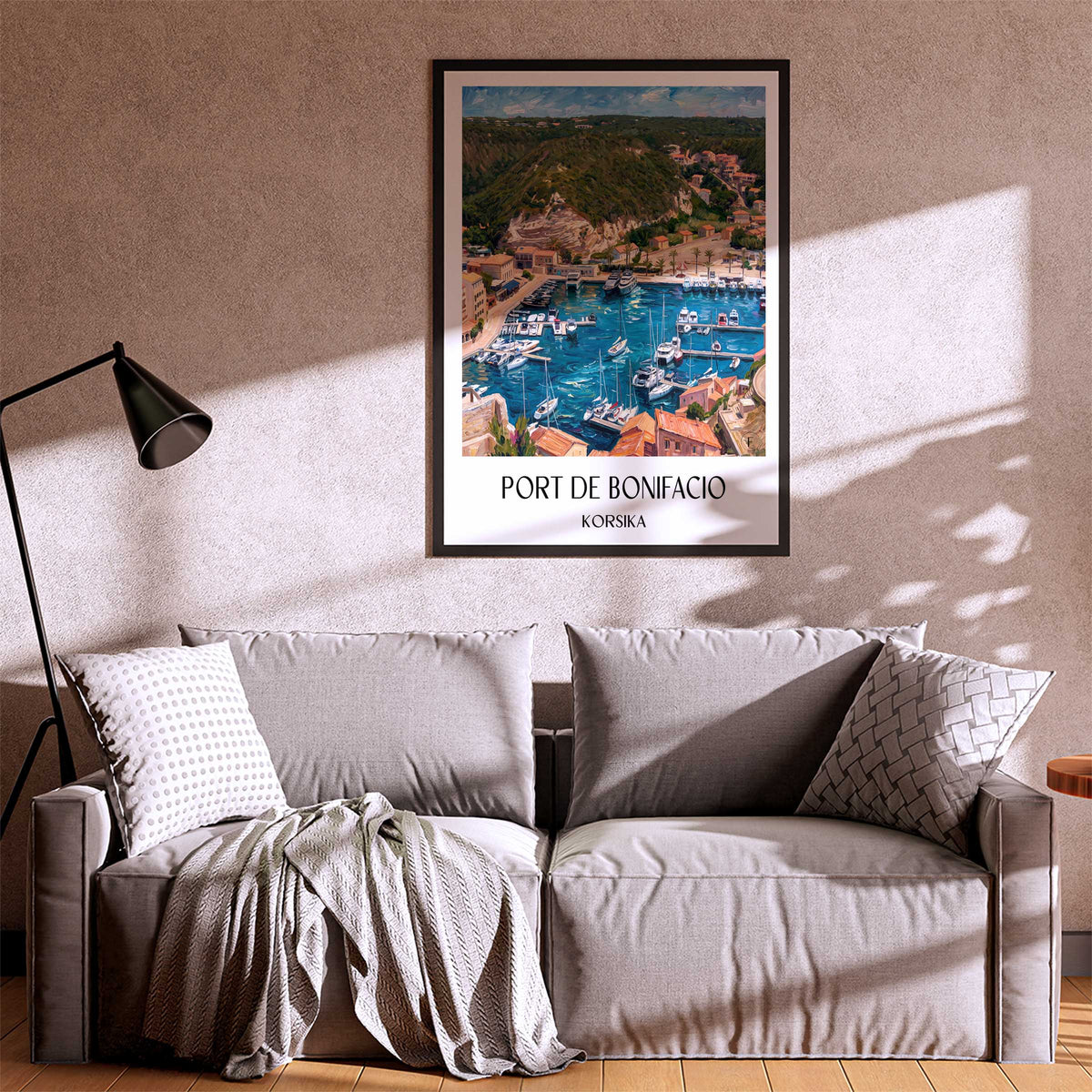 port-de-bonifacio-korsika-frankreich-poster-oil-painting-oelgemaelde