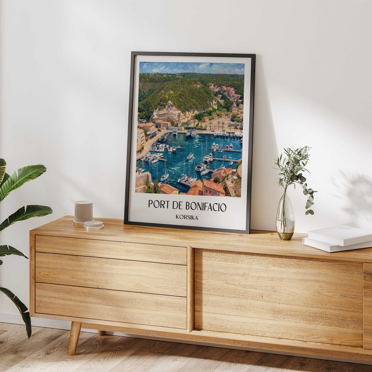 port-de-bonifacio-korsika-frankreich-poster-oil-painting-oelgemaelde