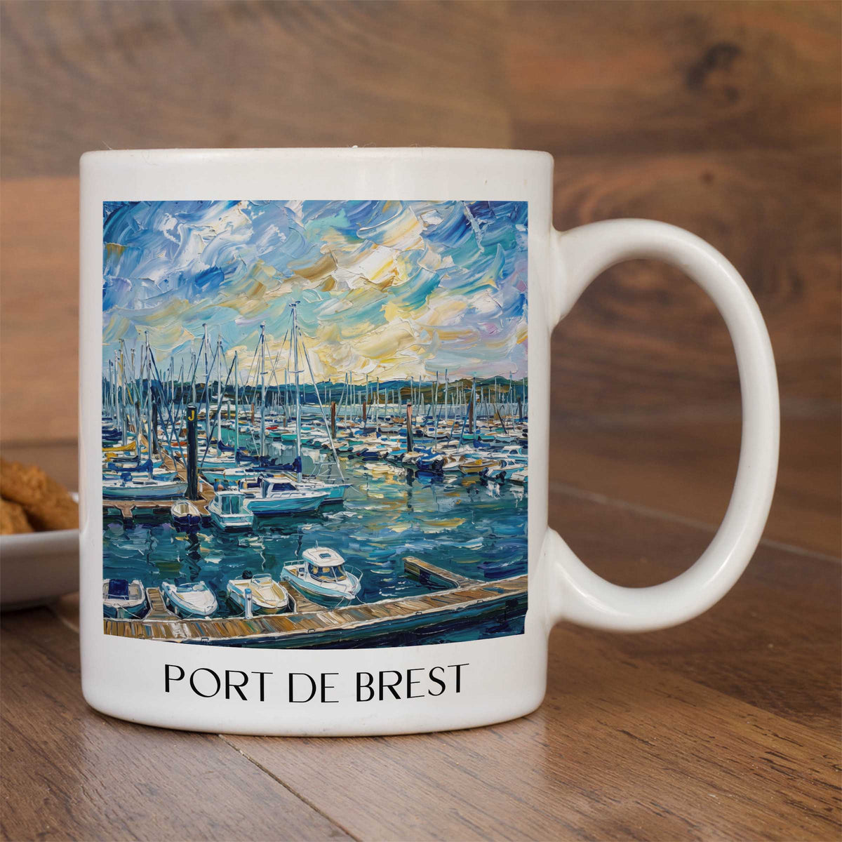 port-de-brest-finistère-frankreich-kaffeebecher-oil-painting-oelgemaelde