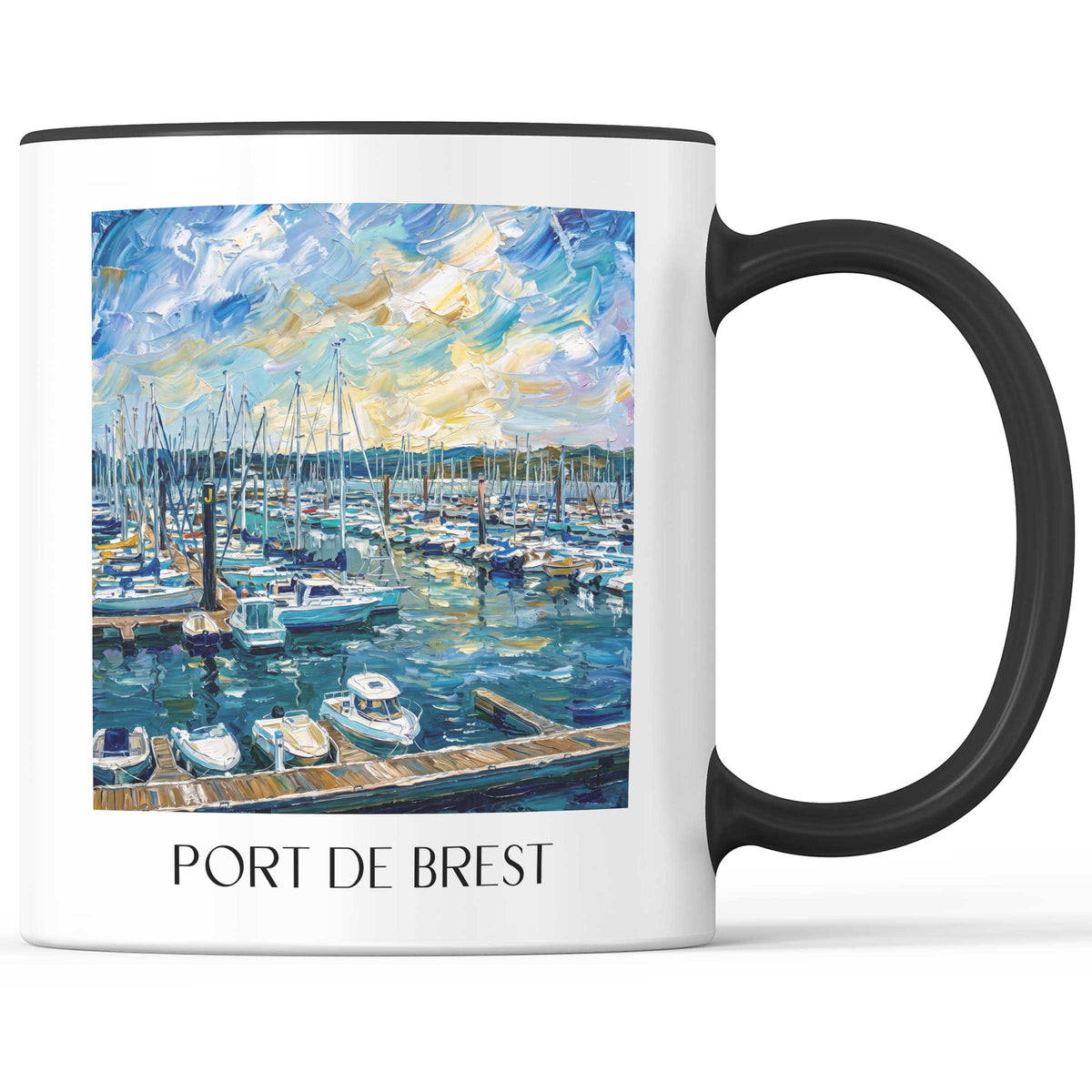port-de-brest-finistère-frankreich-kaffeebecher-oil-painting-oelgemaelde