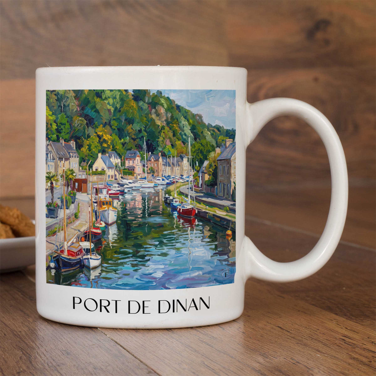 port-de-dinan-côte-d'émeraude-frankreich-kaffeebecher-oil-painting-oelgemaelde