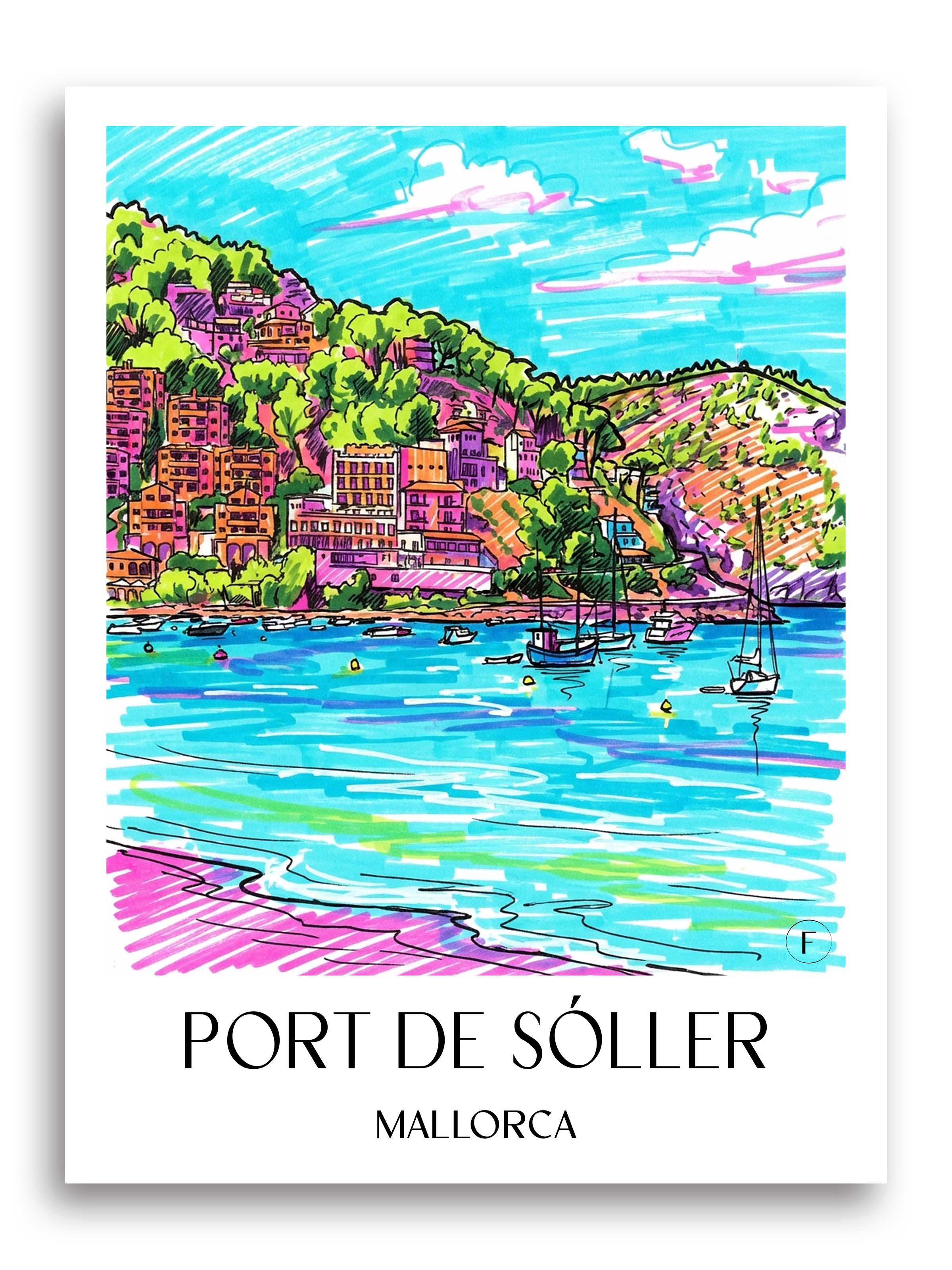 port-de-sóller-mallorca-spanien-poster-graffiti