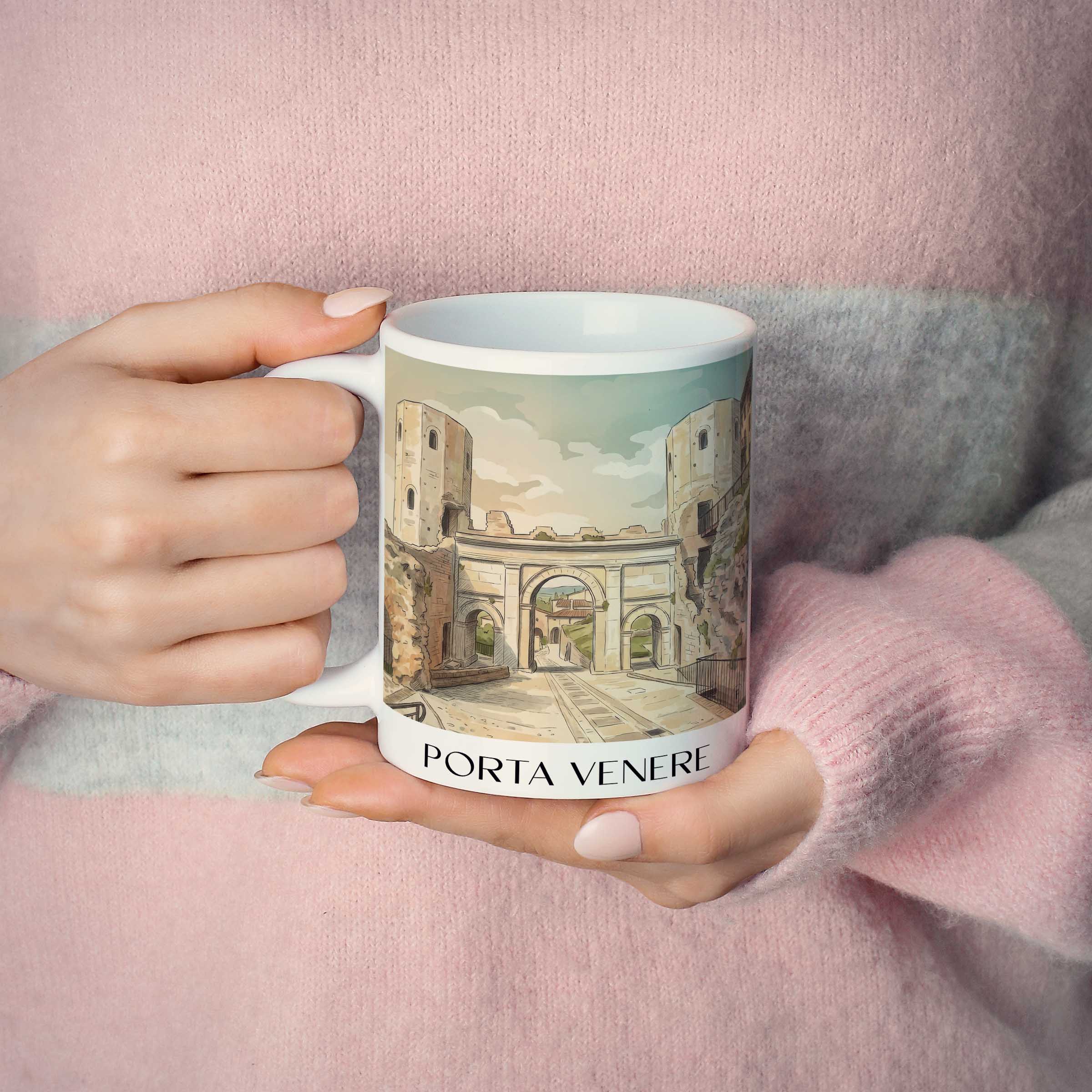 porta-venere-spello-italien-kaffeebecher-aquarell