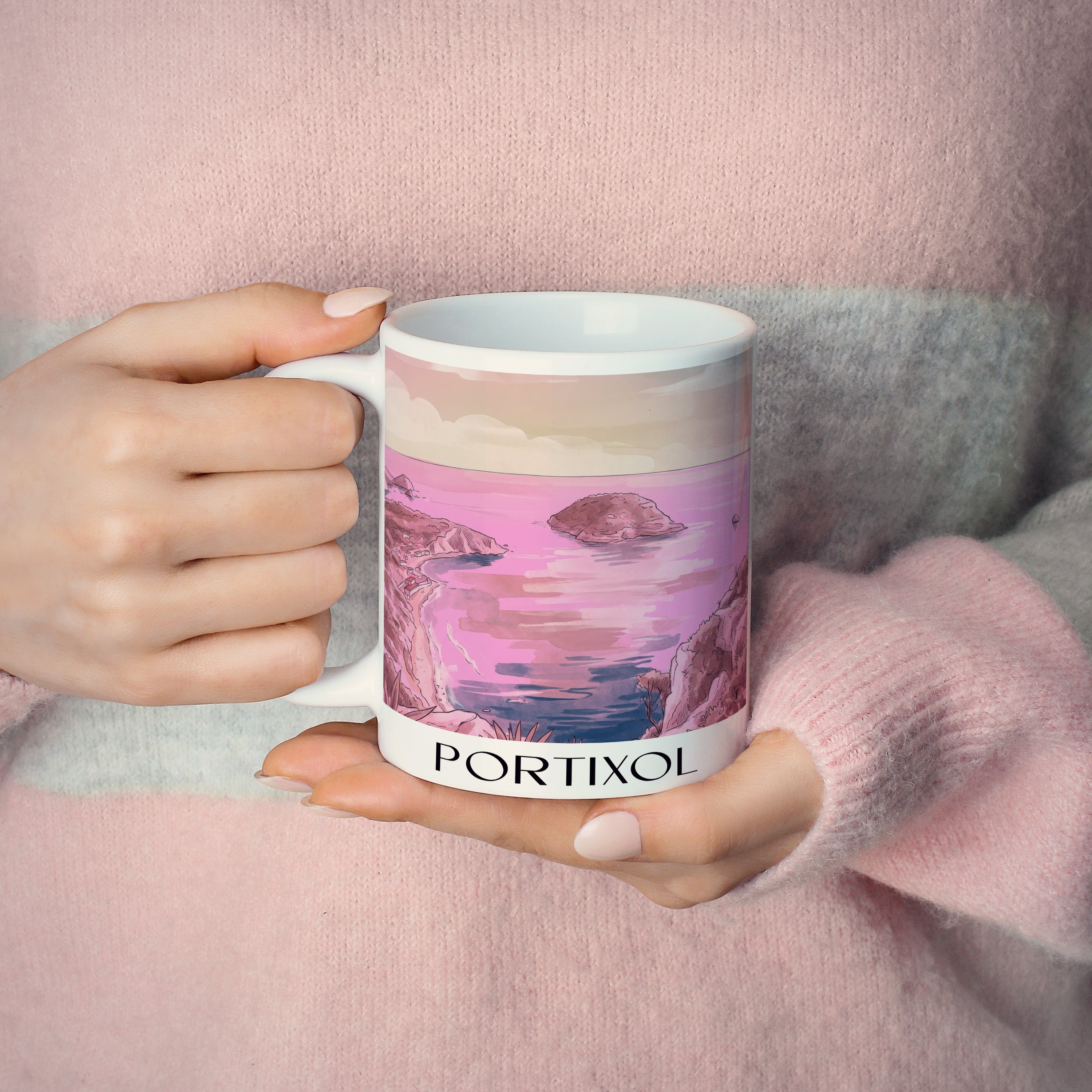 portixol--javea-spanien-kaffeebecher-aquarell-pink-rosa