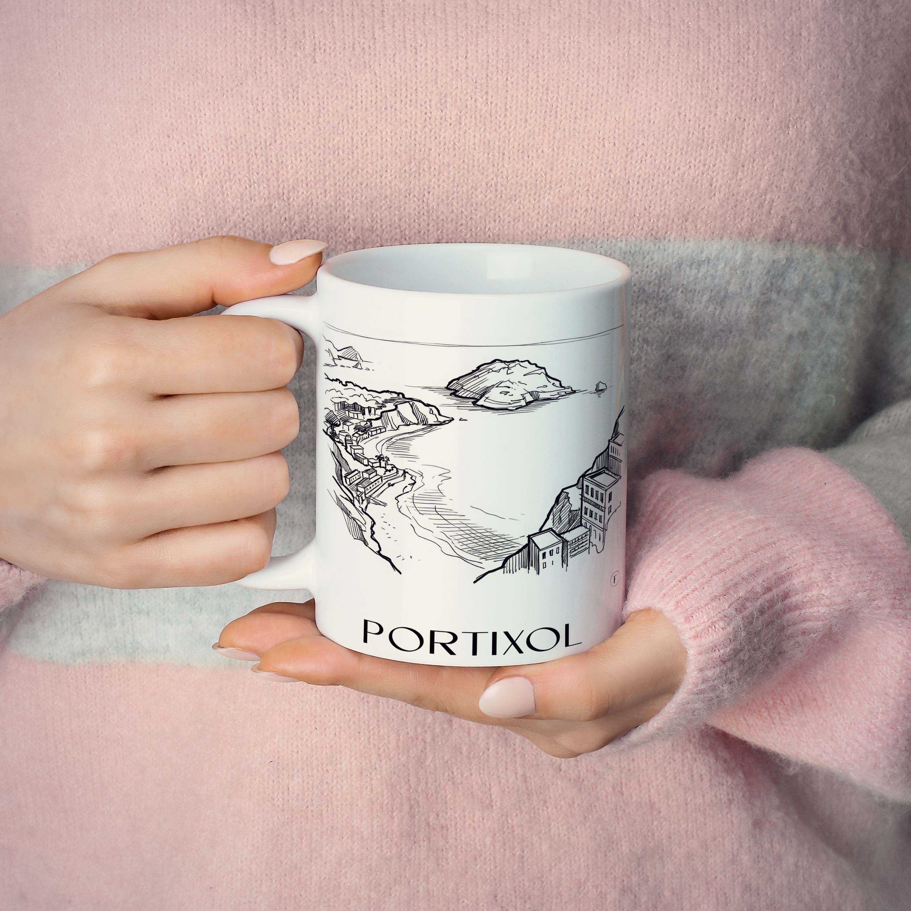 portixol--javea-spanien-kaffeebecher-skizze
