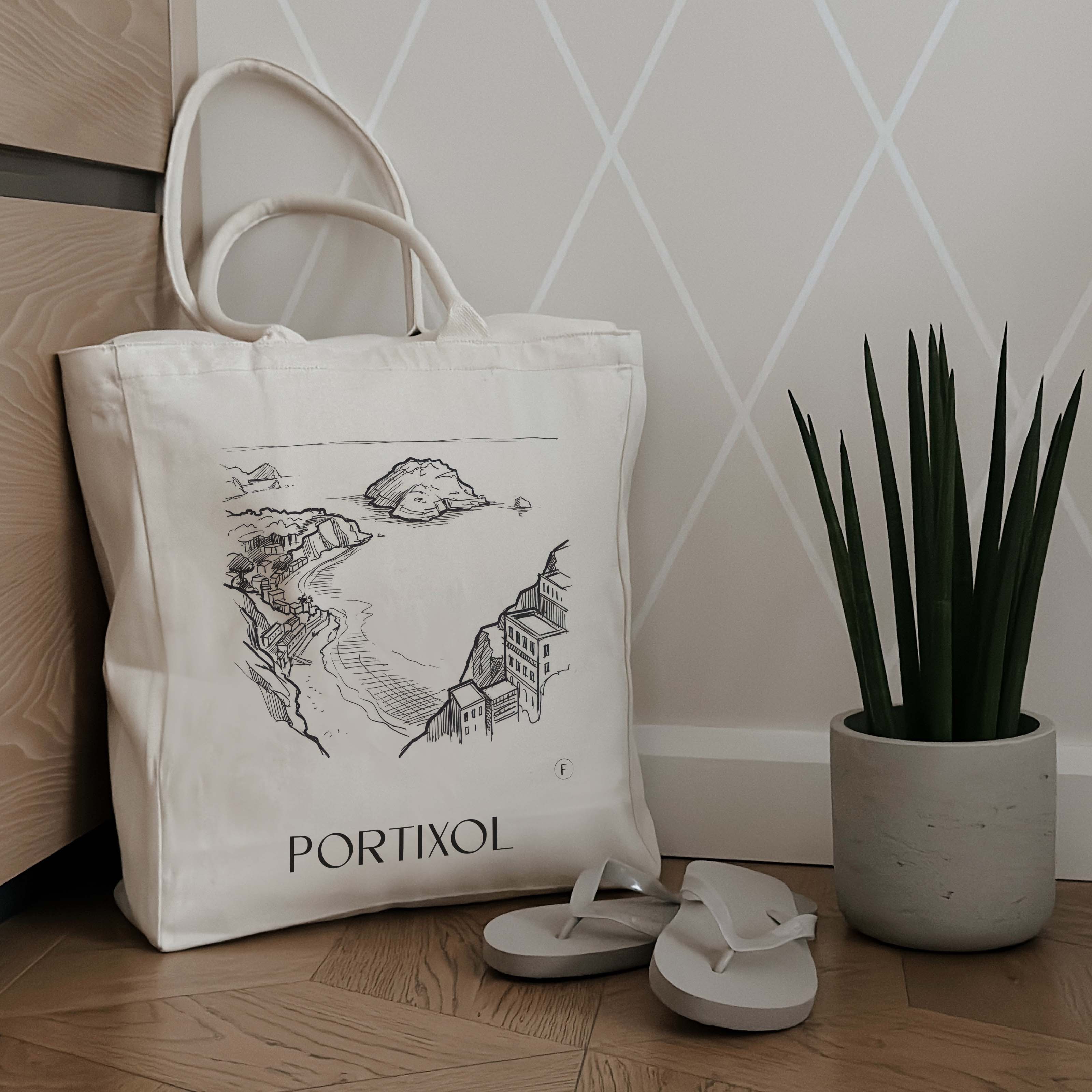 portixol--javea-spanien-einkaufstasche-skizze
