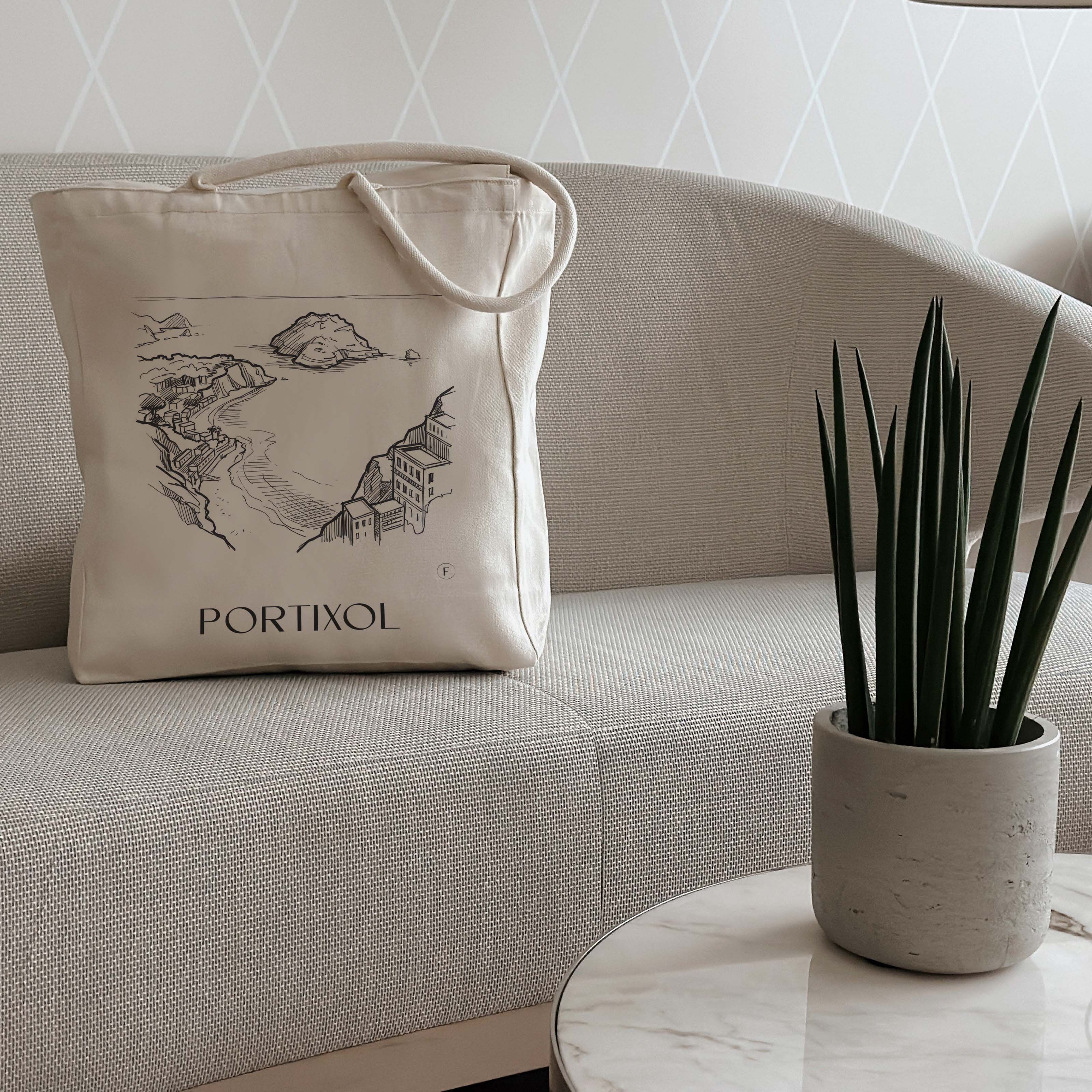 portixol--javea-spanien-einkaufstasche-skizze